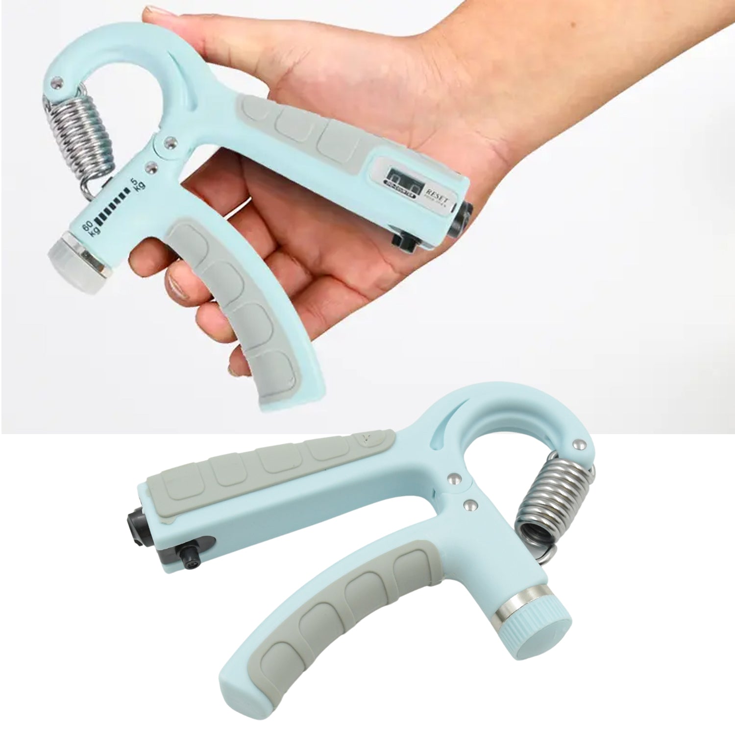 Gym Fitness Hand Grip Men Adjustable Finger Heavy Exerciser Strength for Muscle Recovery Hand Gripper Trainer strengthener (1 Pc) - Bhavnagar Deodap
