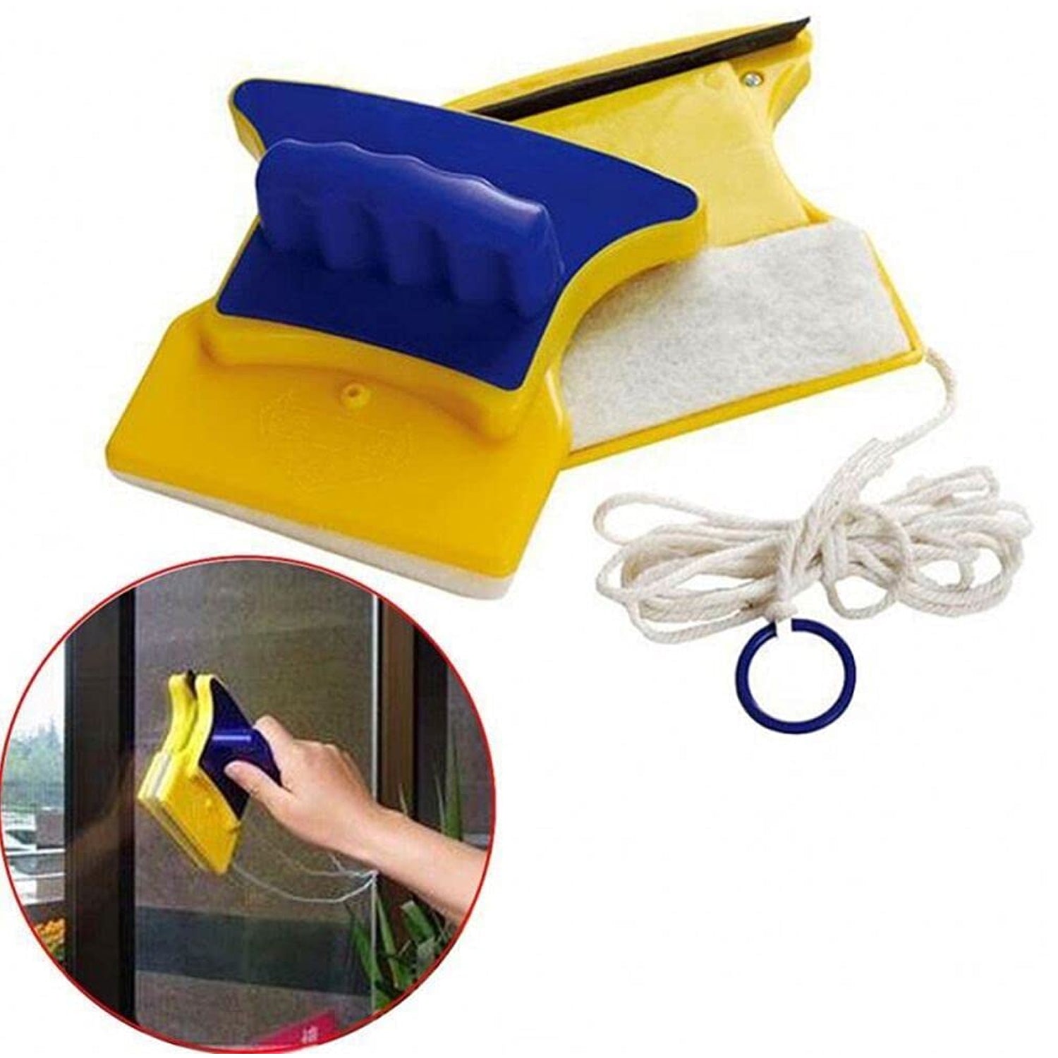 Window Cleaner Double-Side Glazed Two Sided Glass Cleaner - Bhavnagar Deodap