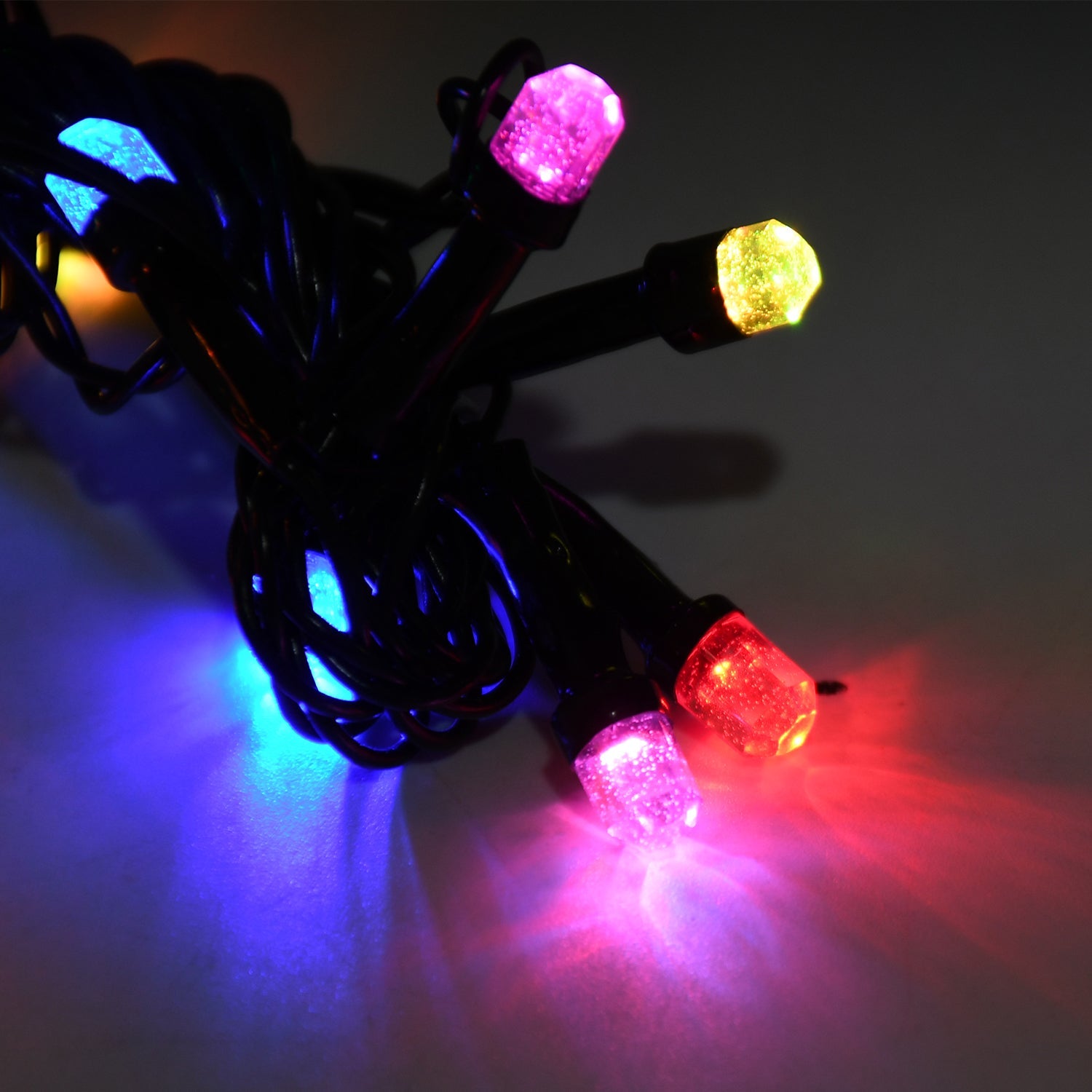 3Mtr Home Decoration Diwali & Wedding LED Christmas String Light Indoor and Outdoor Light ,Festival Decoration Led String Light, Multi-Color Light 8mm (15L 3 Mtr) - Bhavnagar Deodap