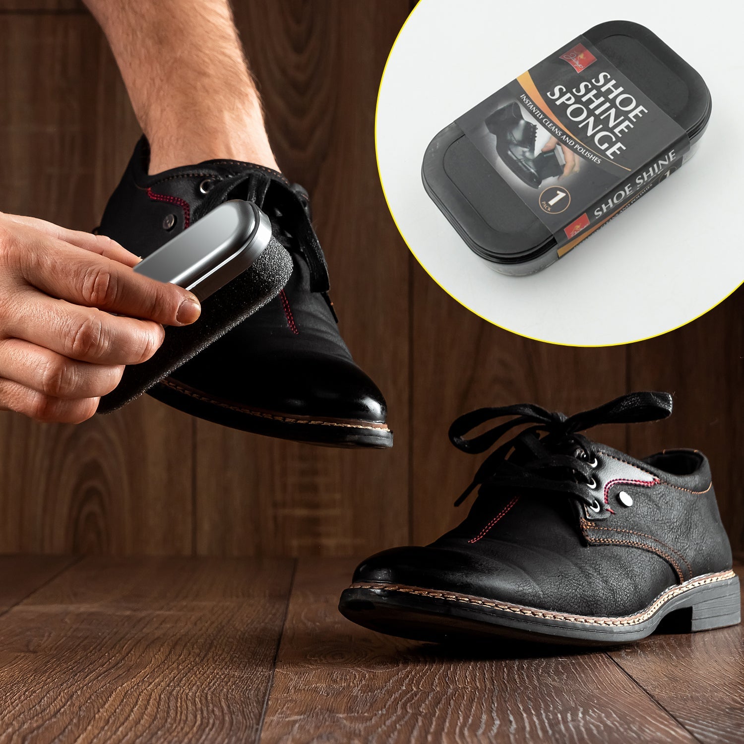 Shoe Shiner and Shoe Polish For All Colours Leather Shoes, Formal Shoes, Oxford Shoes & Dress Shoes (1 Pc) - Bhavnagar Deodap