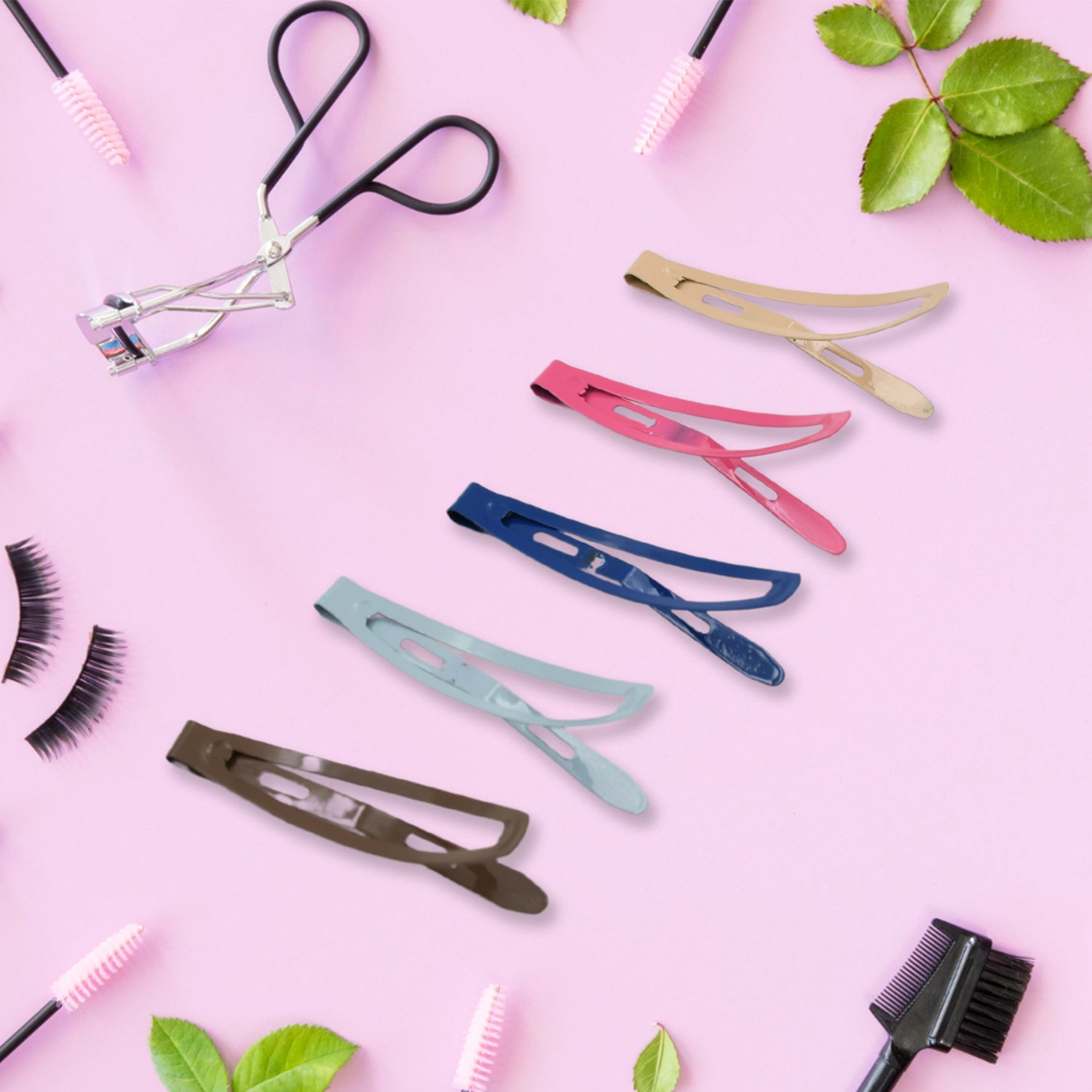 Stylish Women Metal Hairpins Sweet Cute Girls DIY Barrettes Clip for Hair Accessories (5 pcs set) - Bhavnagar Deodap