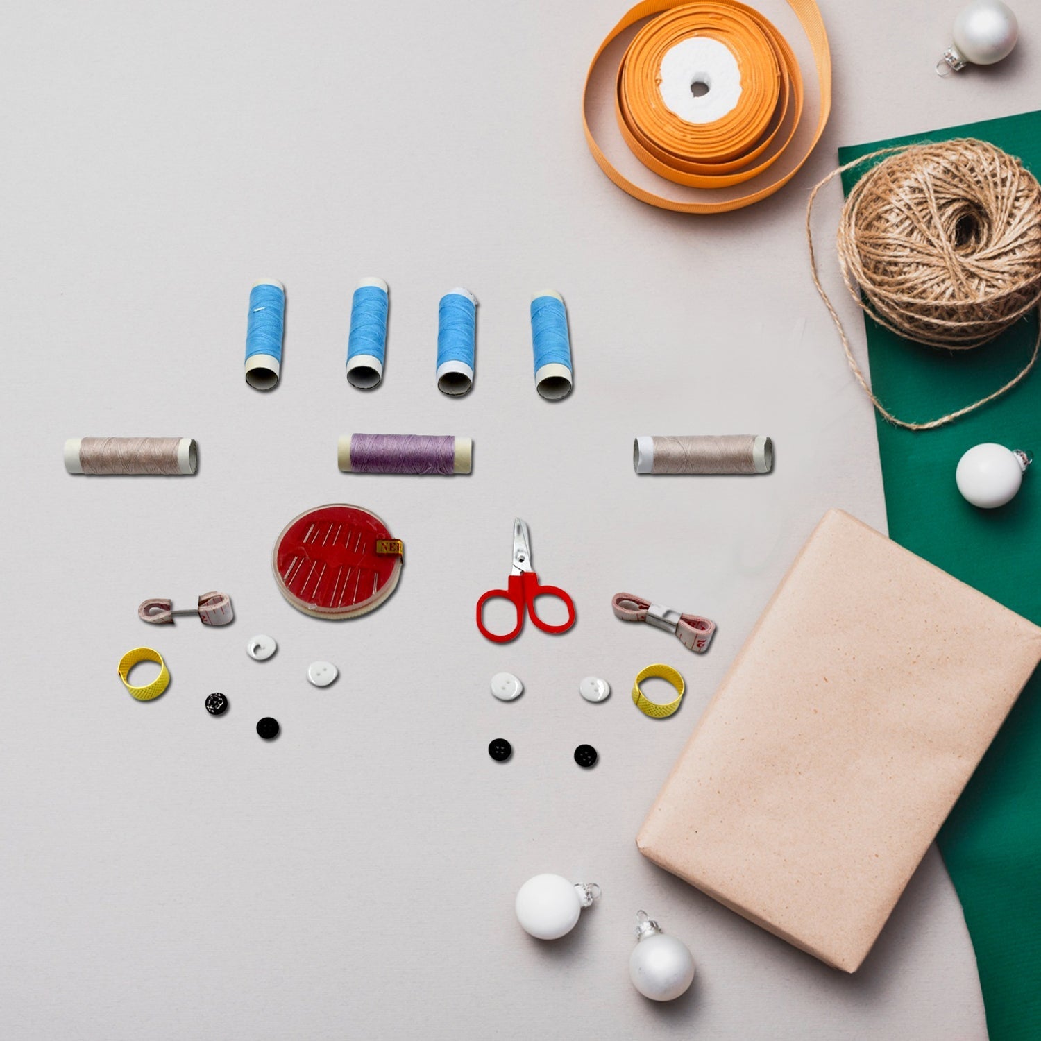 Portable Travel Sewing Kits Box, Sewing Tool Box for Home and Wedding Sewing Kit Essential Sewing Tools - Bhavnagar Deodap