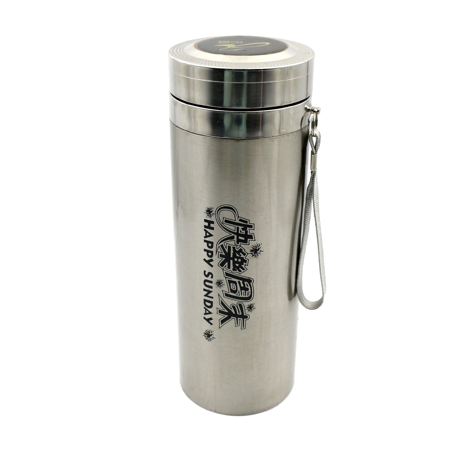 Stainless Steel Water Bottle Leak Proof With Dori Easy to Carry, Rust Proof, Hot & Cold Drinks, Gym Sipper BPA Free Food Grade Quality, Steel fridge Bottle For office / Gym / School (600 ML) - Bhavnagar Deodap