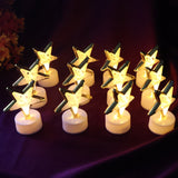 Decorative Star Shaped Flameless LED Candles