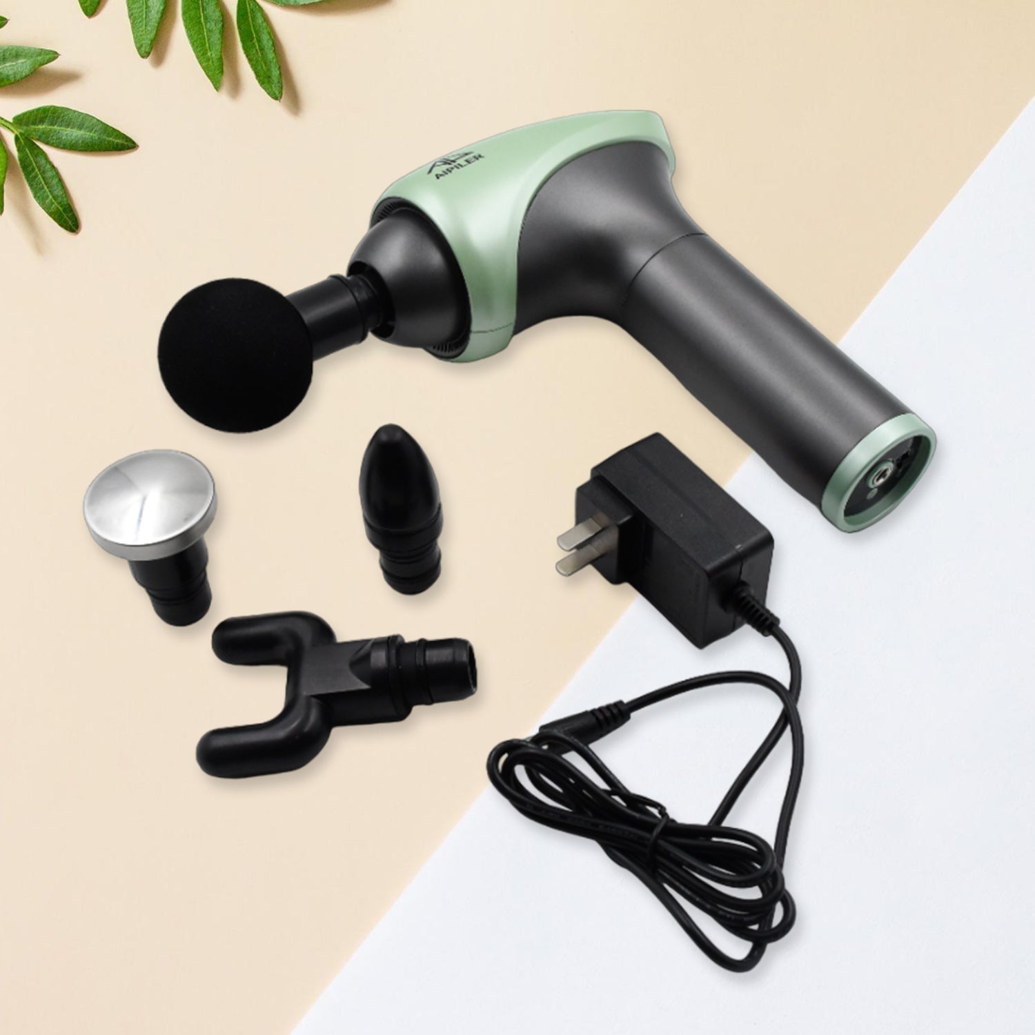 Massage Gun, Includes Suitcase, Box and Stress Ball, Sport and Relax Massage Device, Small, Powerful and Quiet, Massage Gun for Pain Relief Super Quiet Electric Massager, 4 Massage Heads - Bhavnagar Deodap