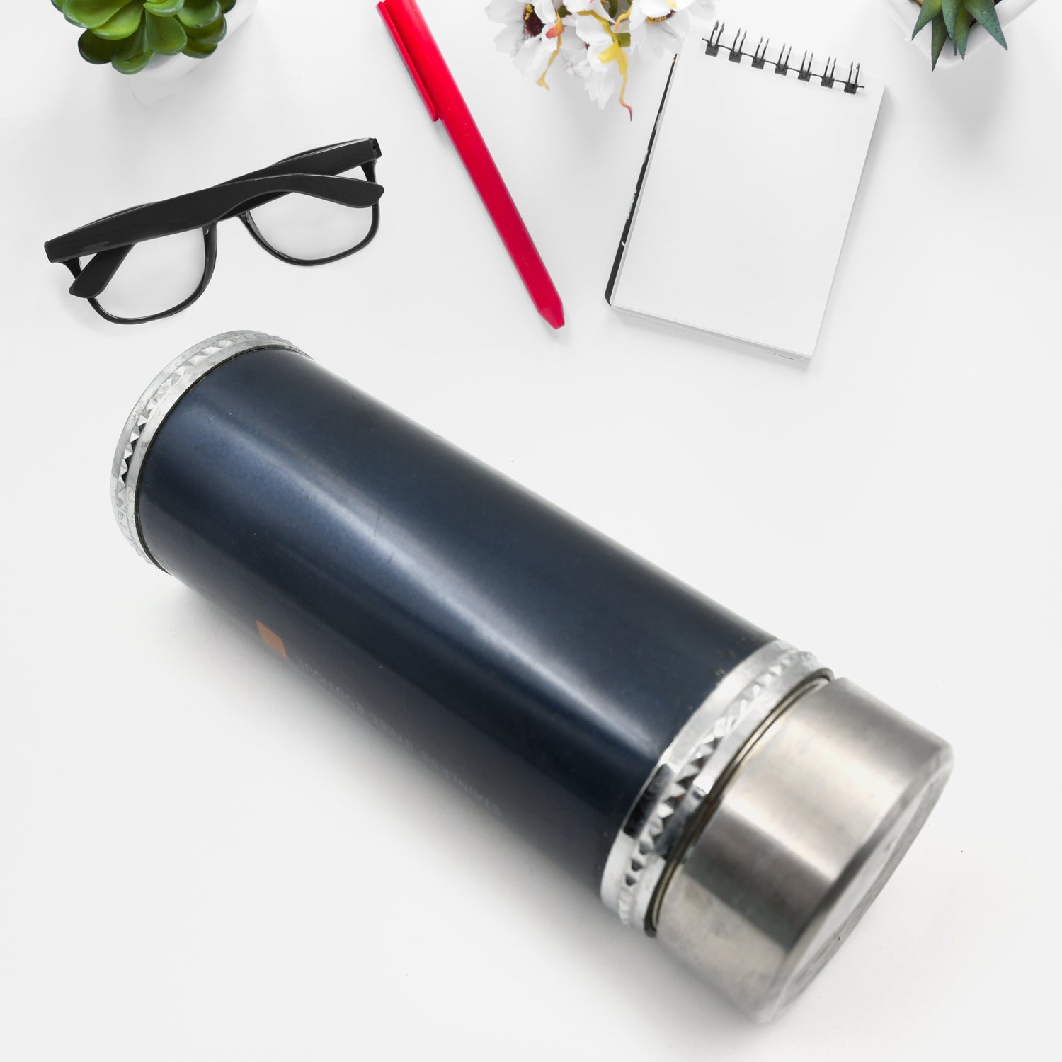 REUSABLE LEAK-PROOF THERMOS STEEL FOR HOME OFFICE GYM FRIDGE TRAVELLING 380 ML APPROX - Bhavnagar Deodap