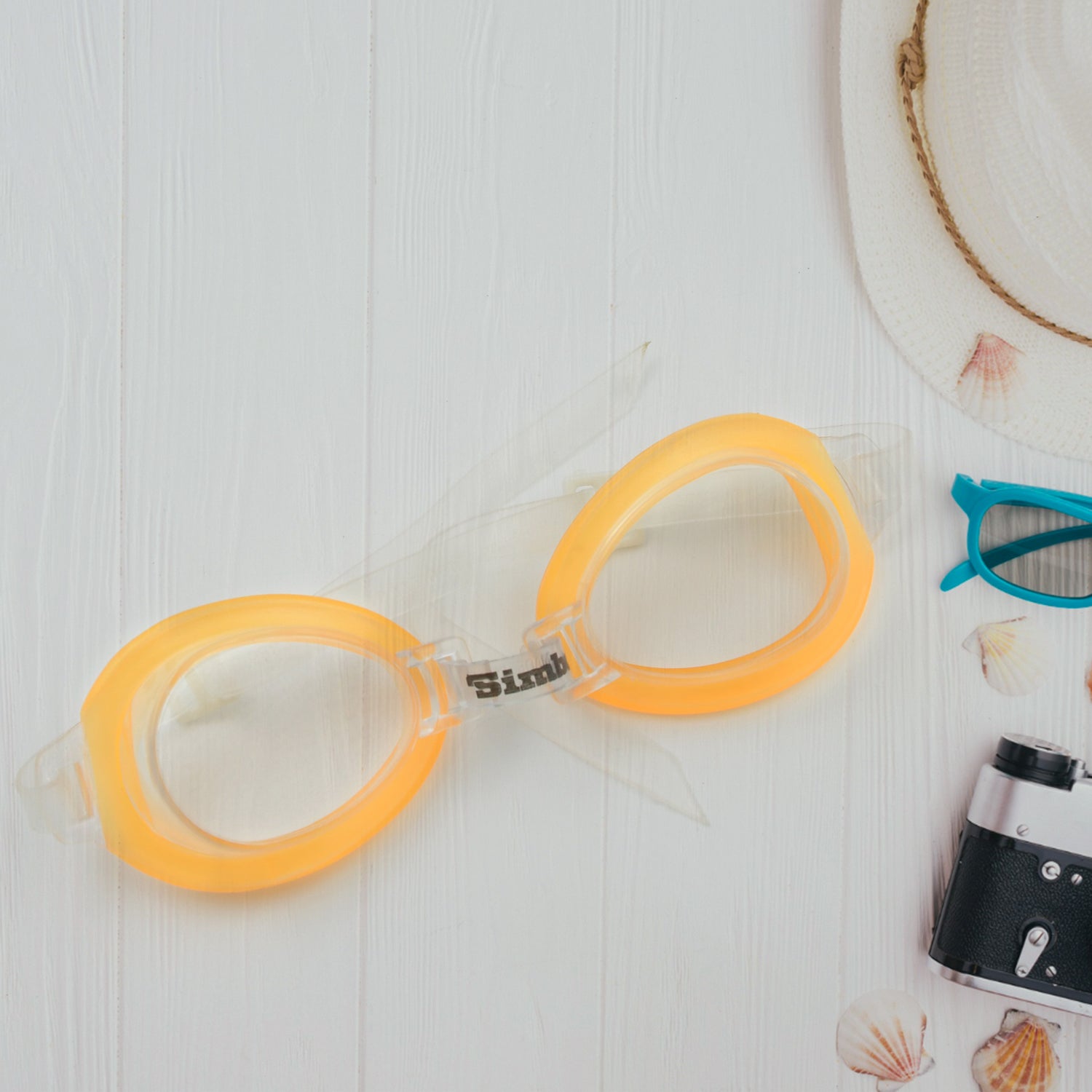 Cute Design Adjustable Swimming Goggles Summer Season Pool Party Swim Sunglasses For Kids Boys, Clear Vision Anti-Fog Waterproof (1 Pc ) - Bhavnagar Deodap