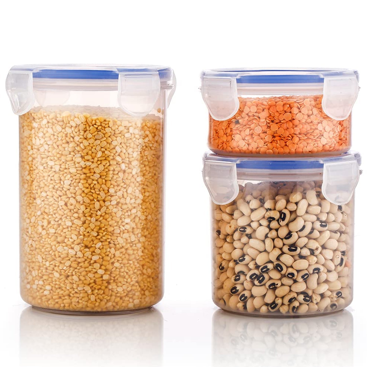 Leakproof & Airtight: 3 Pc Round Food Storage Set (500ml-1500ml) - Bhavnagar Deodap