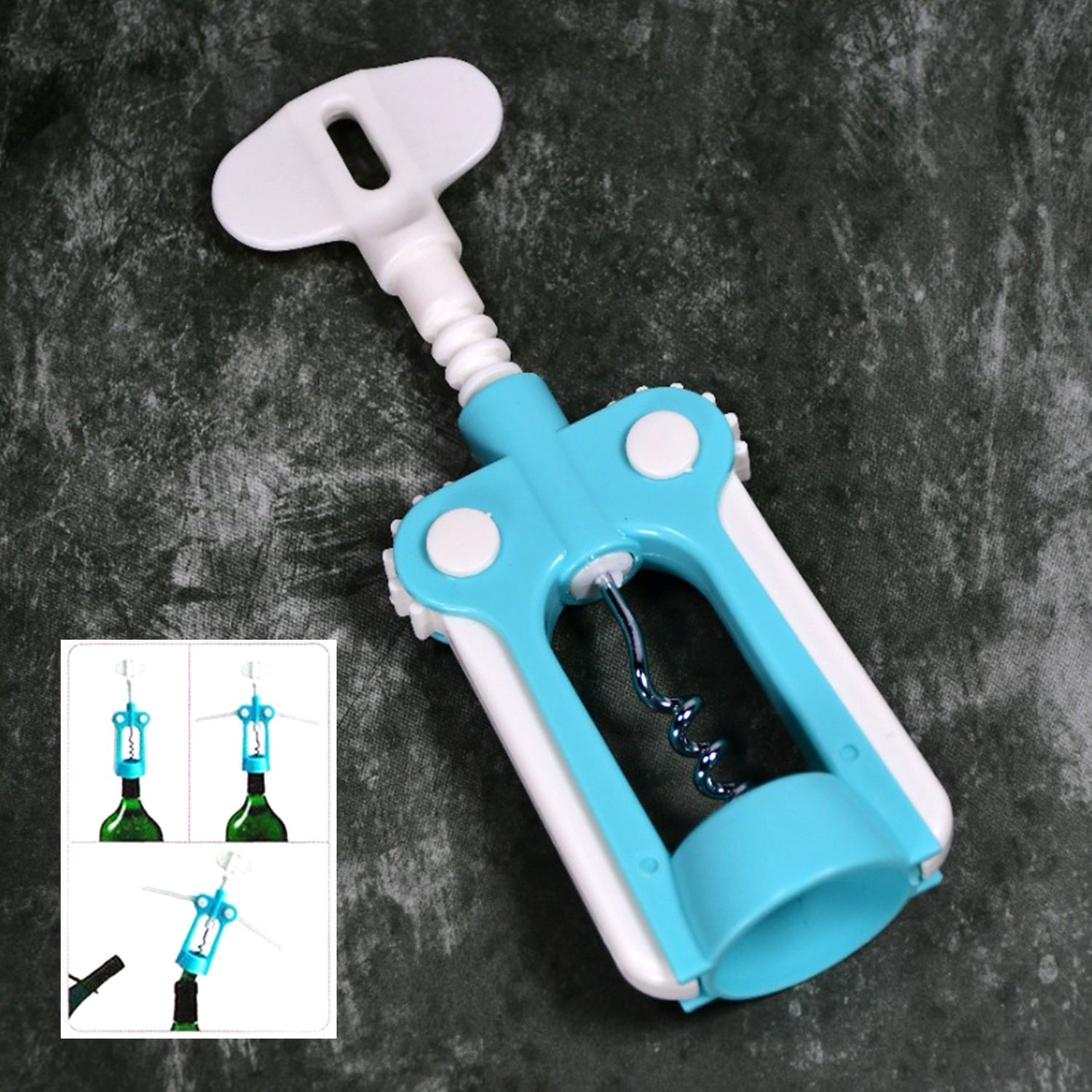 Waiter Wine Corkscrew Bottle Beer Cap Opener for Restaurants Bar Home - Bhavnagar Deodap