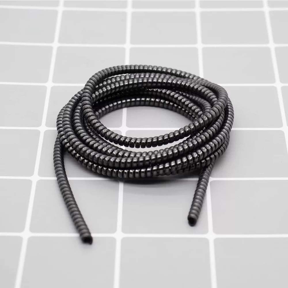 Metallic Finish Cable Spiral Protector / Wire Repair / Pet Cord Protector / Headphone Saver, Cable Wrap / Cover for Mac Charging Cable - Bhavnagar Deodap
