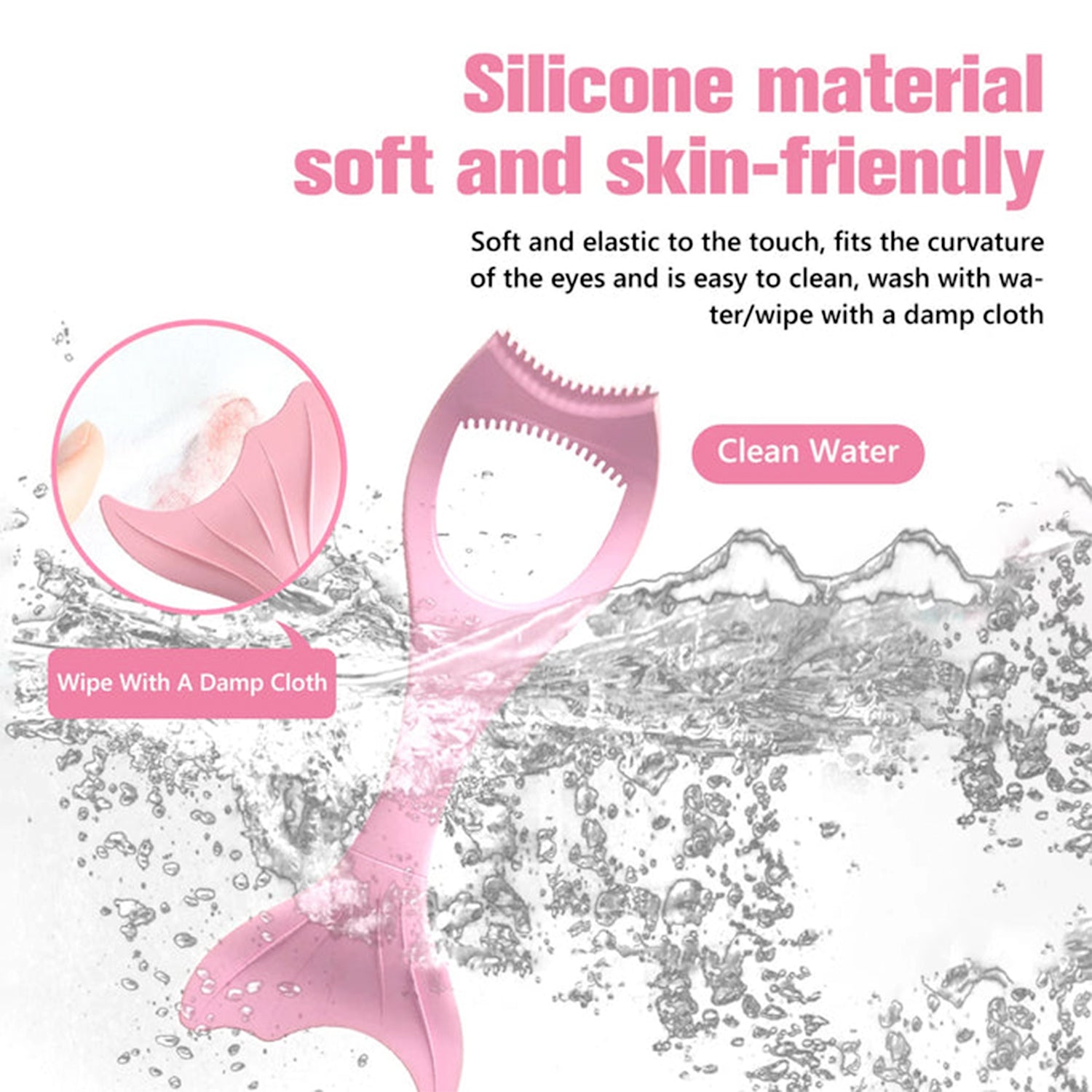Multifunctional Easy To Clean Curved Silicone Eyeliner Stencils Wing Tips Quick Reusable for Makeup Tool for Beginners, Eyelashes Brush Curler Comb Eye Makeup Tool Female Supply (1 Pc) - Bhavnagar Deodap