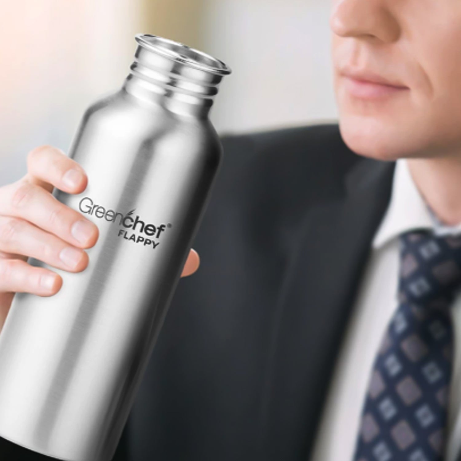 Stainless Steel Water Bottle (750ML / 1 Pc)