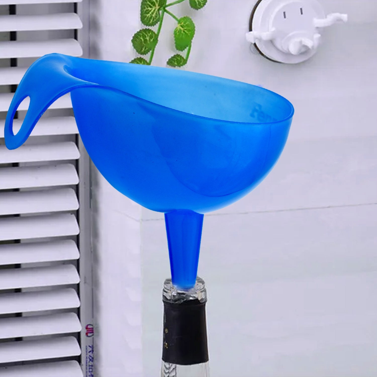 Plastic Funnel For Pouring Oil, Sauce, Water, Juice Cooking Oil, Powder, Small Food-Grains Food Grade Plastic Funnel (1 Pc) - Bhavnagar Deodap