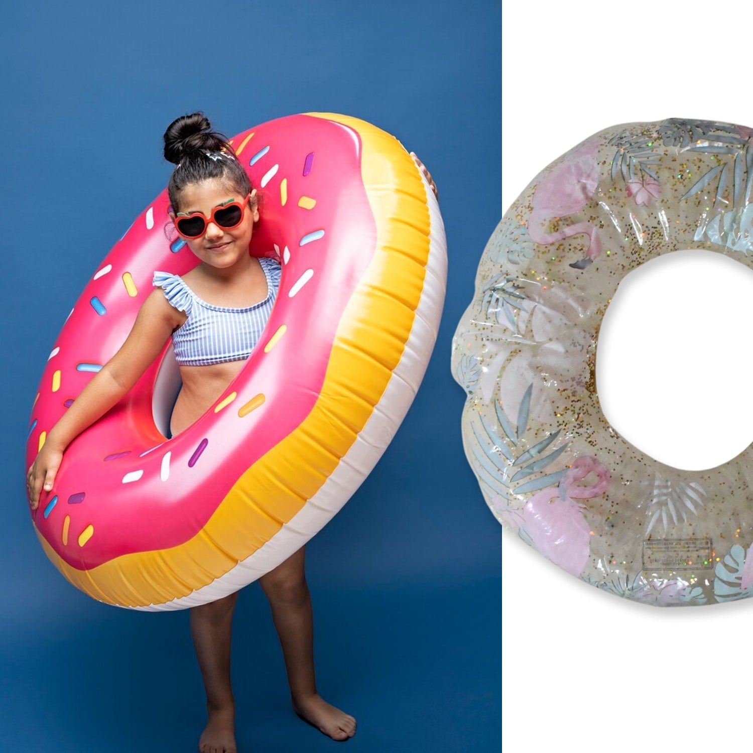 Swim Ring, For children, Conveniently Portable, Feathers, Swimming Ring, For Water Play, For Beaches, Swimming, Summer Vacation, Outdoor Swimming Beach children Pool Water Fun Toys (1 Pc) - Bhavnagar Deodap