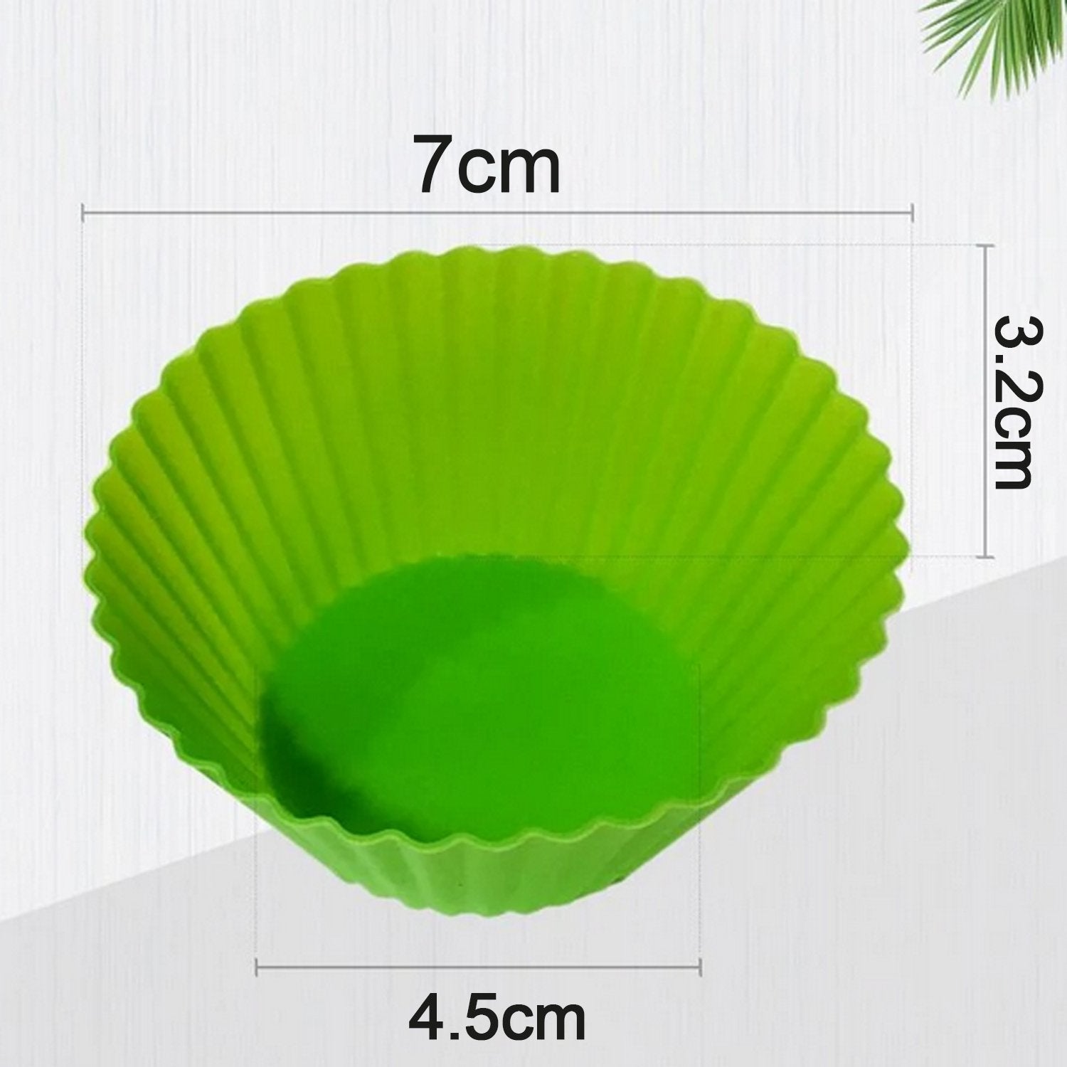 Silicone cupcake Shaped Baking Mold Fondant Cake Tool Chocolate Candy Cookies Pastry Soap Moulds (6 pc) - Bhavnagar Deodap