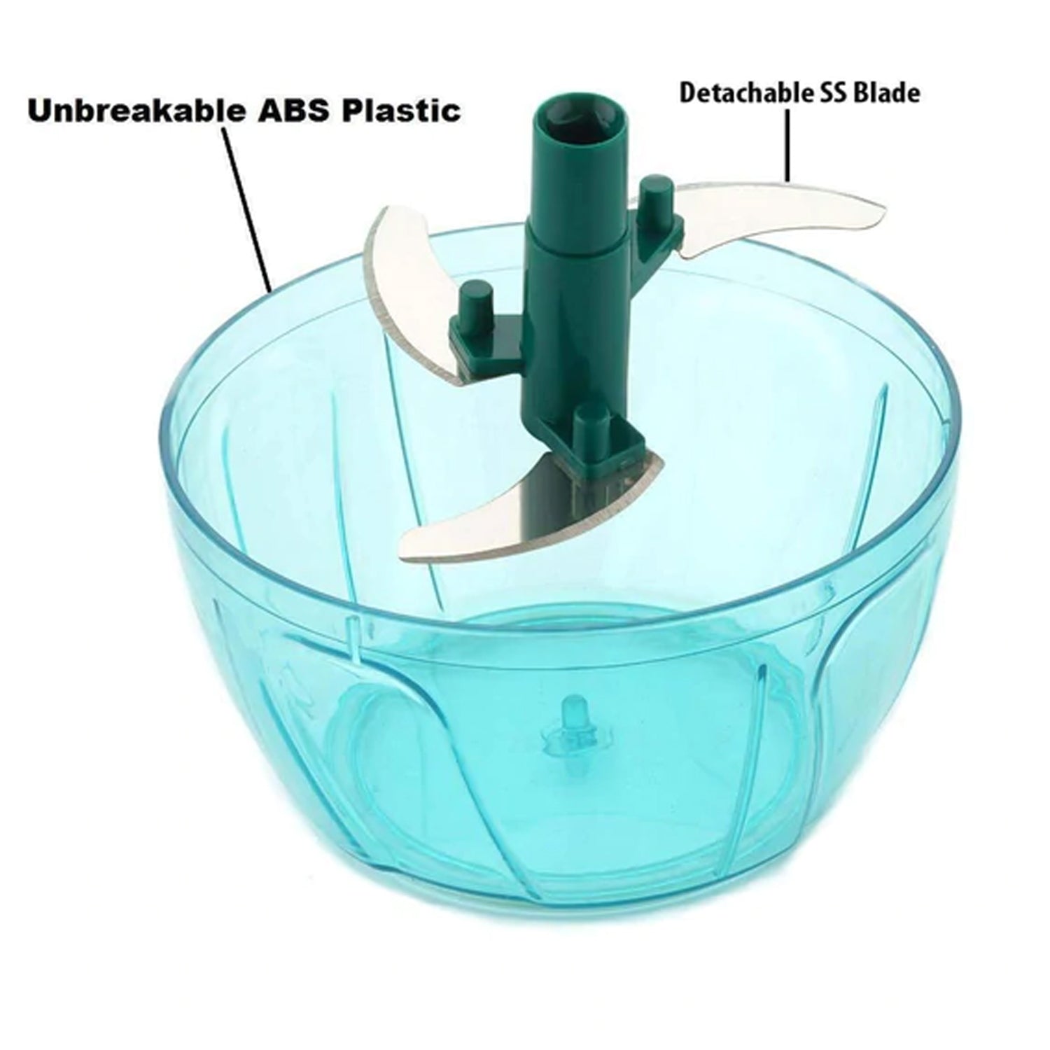 Handy Mini Plastic Vegetable Chopper Cutter, Onion Chopper Vegetables for Kitchen Accessories with 3 Blades - Bhavnagar Deodap