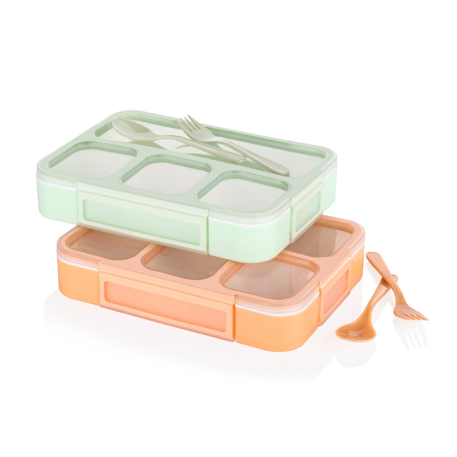 Lunch Box 4 Compartment With Leak Proof Lunch Box For School & Office Use - Bhavnagar Deodap