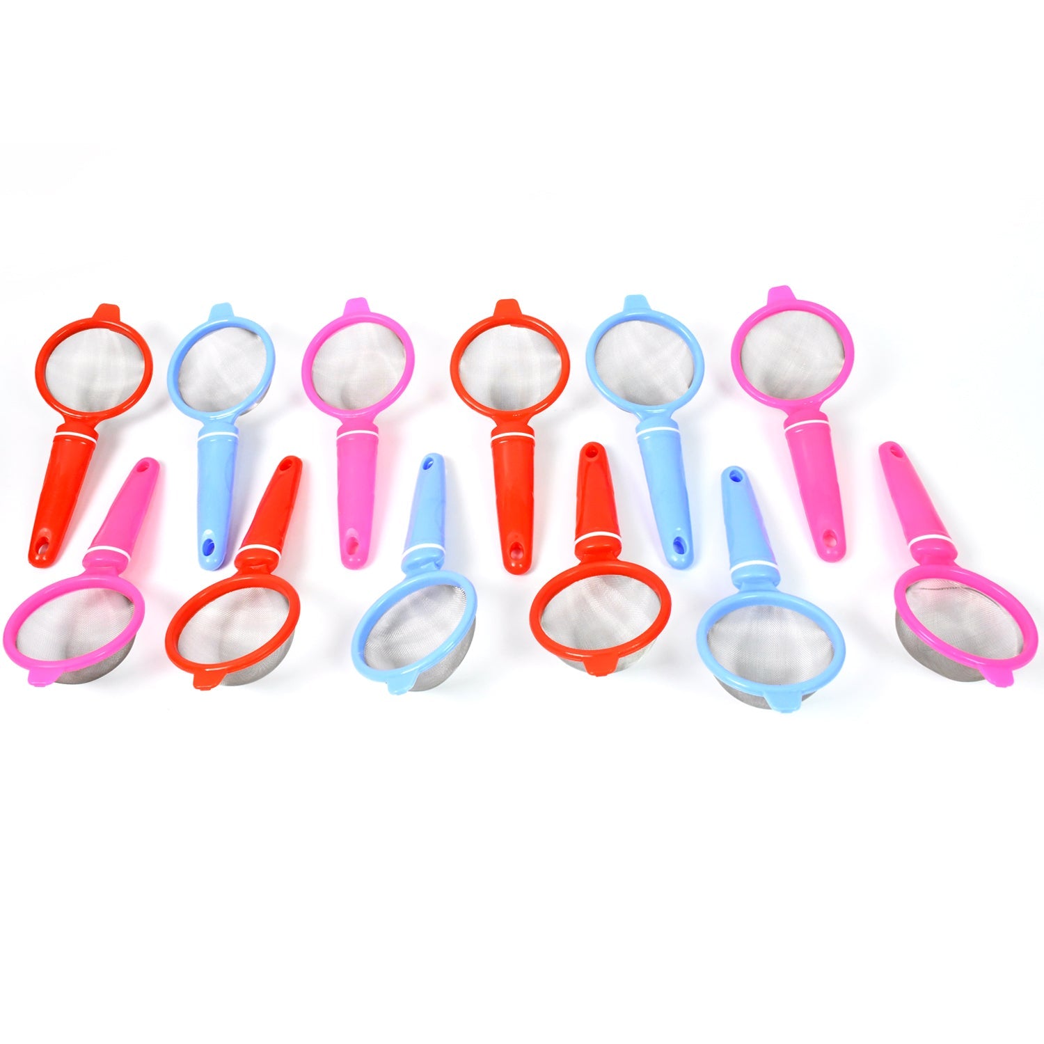 Plastic Multipurpose Tea and Coffee Strainer (Pack of 12 Pcs) - Bhavnagar Deodap