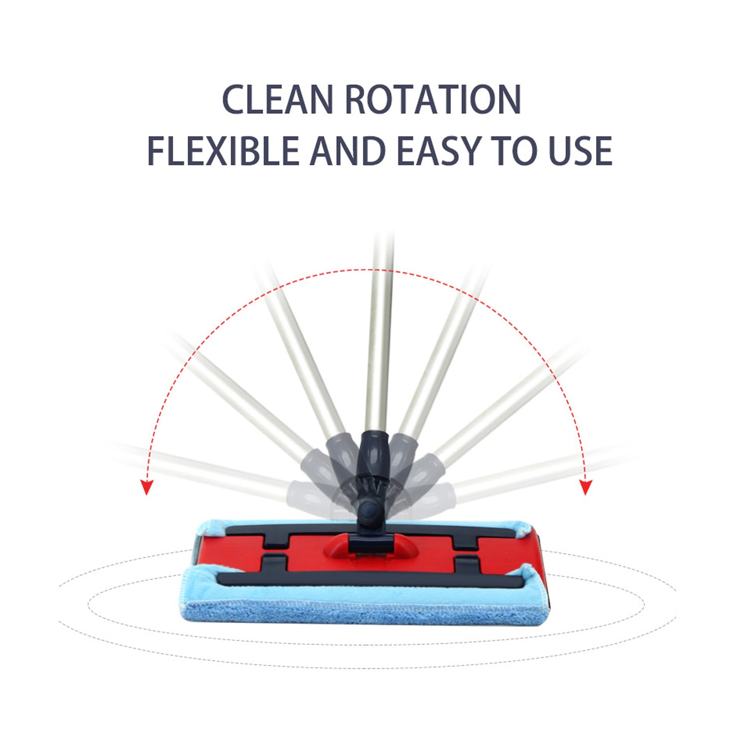 Mop for Floor Cleaning, Microfiber Mop, Flat Mop, Rotating Mop for Floor Cleaning - Bhavnagar Deodap