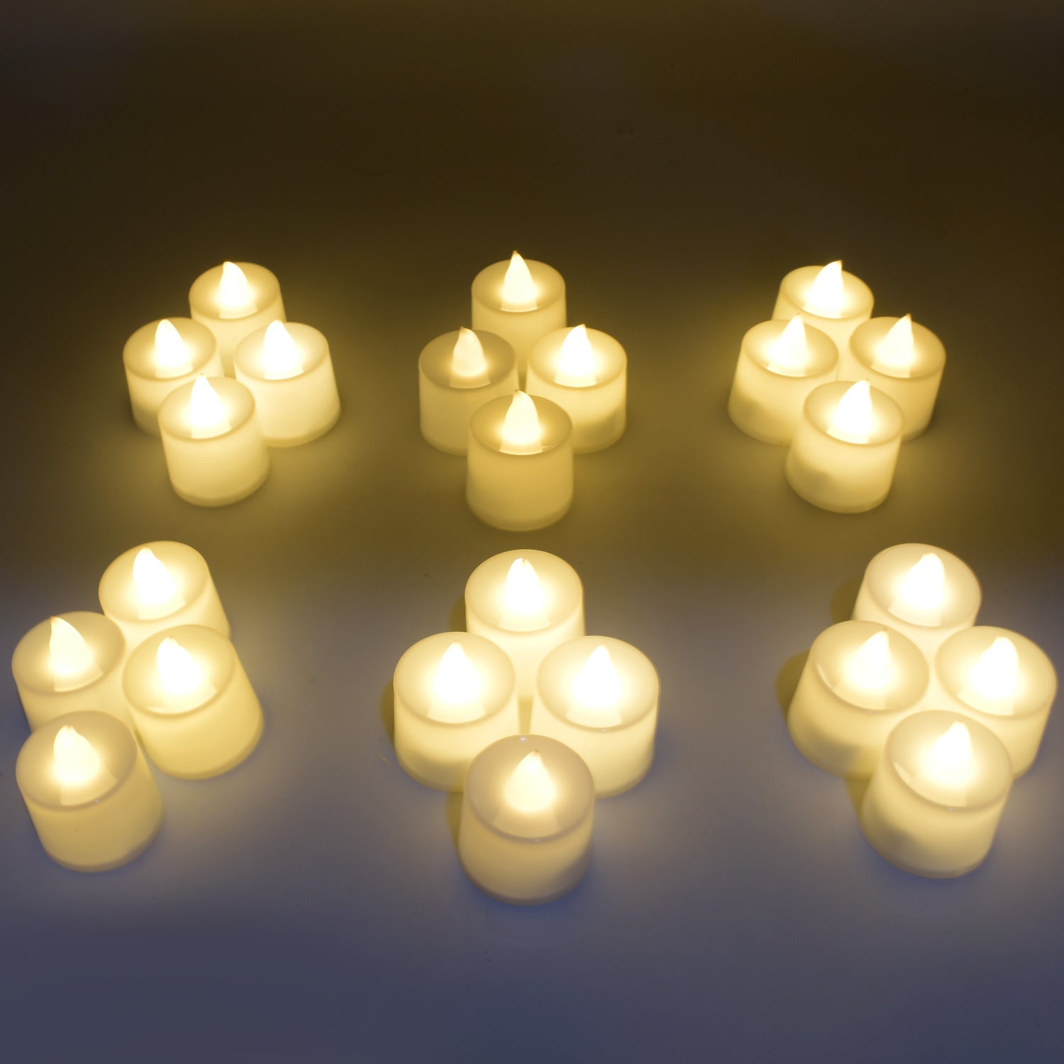 Battery Operated Candle Ideal for Party, Wedding, Birthday, Gifts (24pc) ( Diya , Divo , Diva , Deepak , Jyoti , - Bhavnagar Deodap