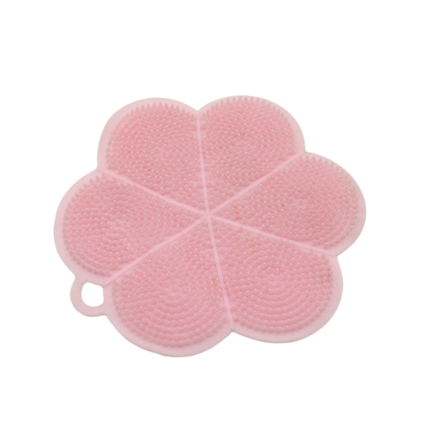 Multifunction Silicone Sponge Dish Washing Kitchen Scrubber, Dishwashing Brush Silicone Kitchen Brush Flower Shape Cleaning Brushes for Home Restaurant Easy Cleaning Tool Heat-Resistant Mat Kitchen Home Gadgets (1 Pc) - Bhavnagar Deodap