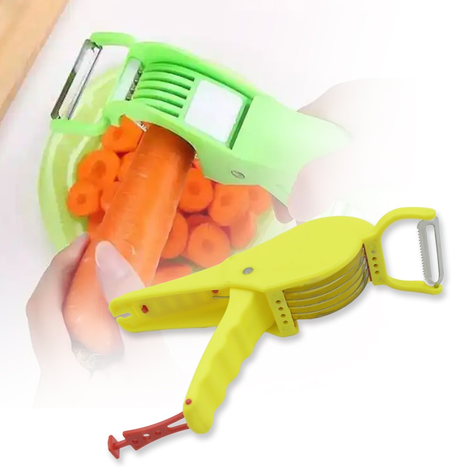 2-in-1 Vegetable and Fruits Cutter / Chopper - Bhavnagar Deodap