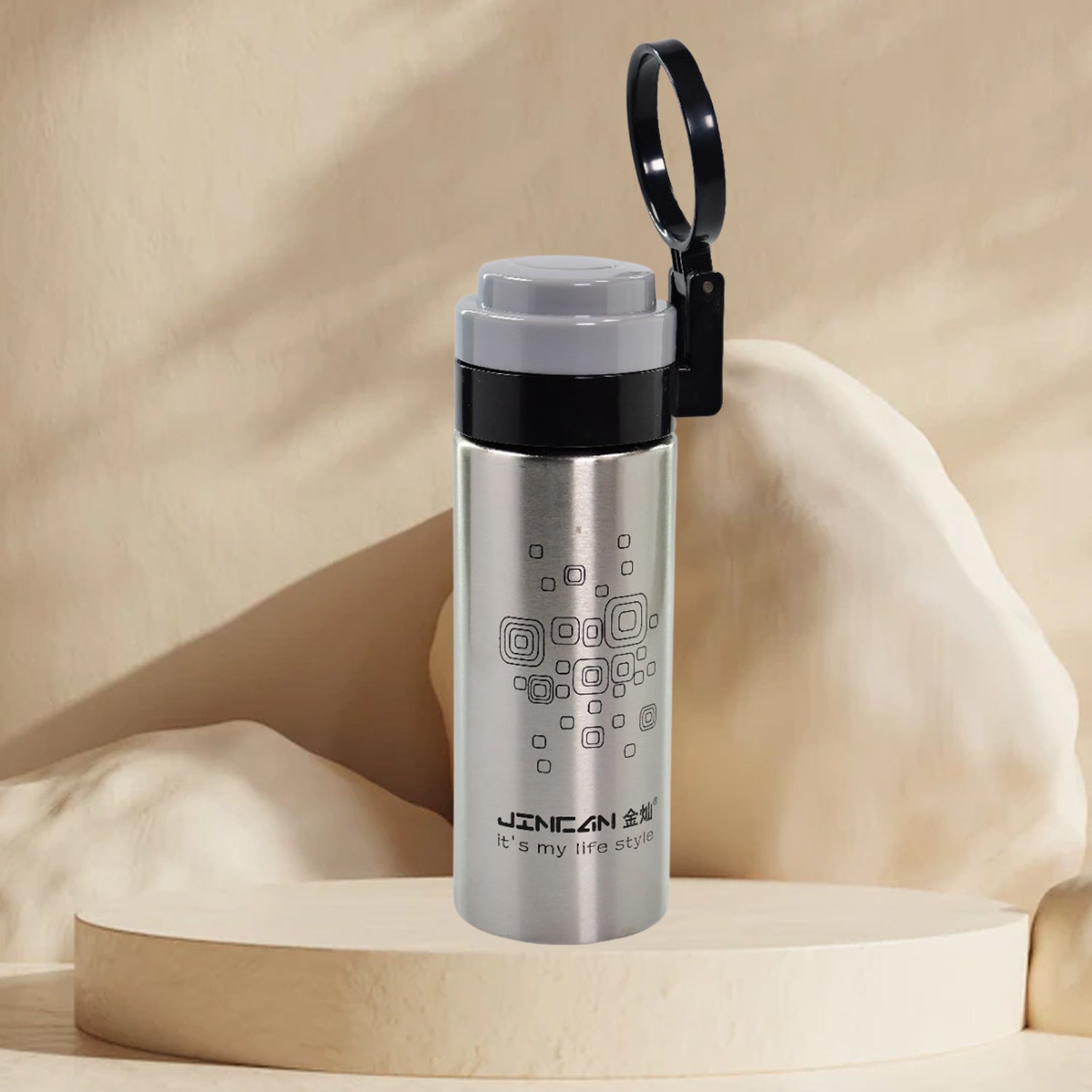 REUSABLE LEAK-PROOF THERMOS STEEL FOR HOME OFFICE GYM FRIDGE TRAVELLING