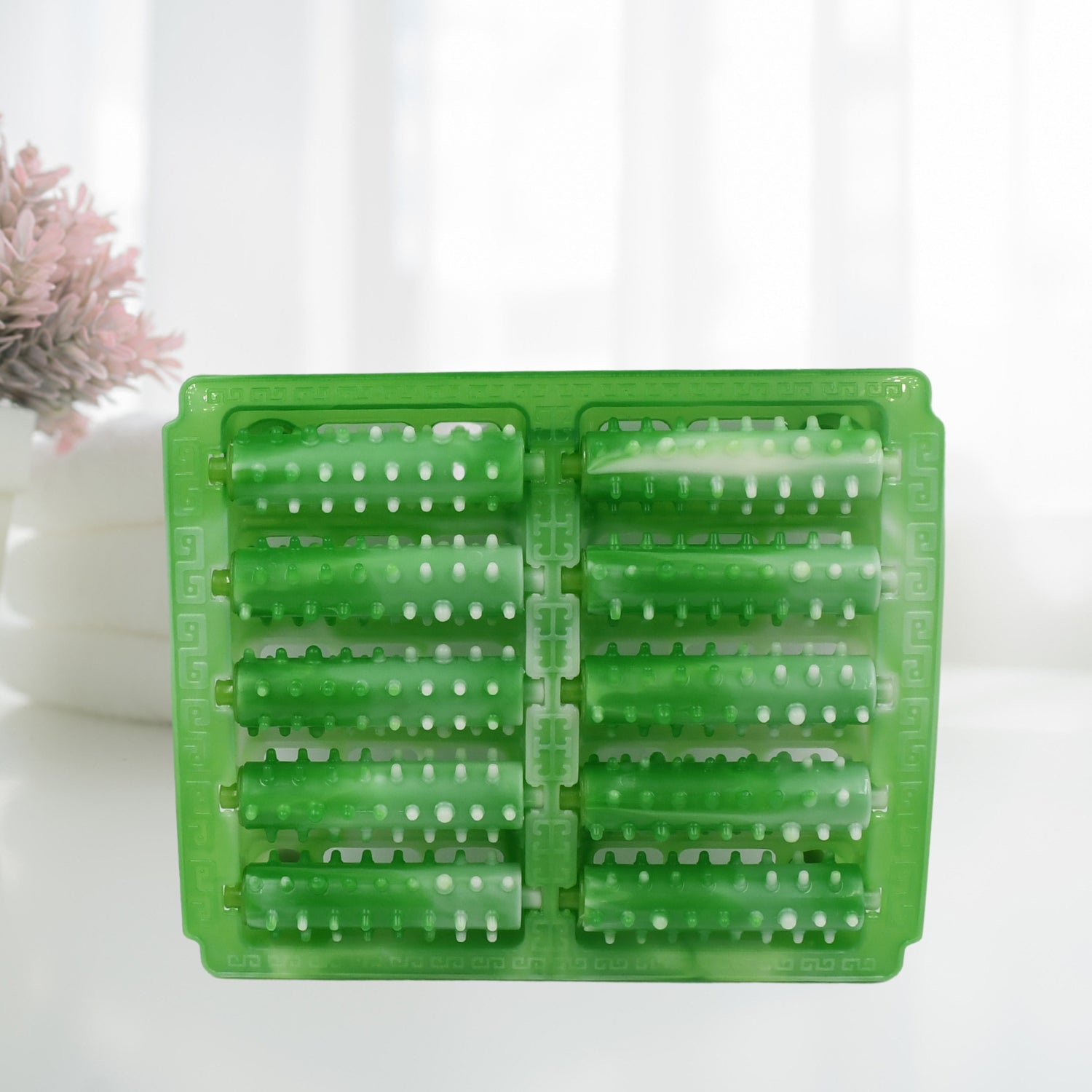 Massager Roller, Deodorant Dual Plastic Foot Massager Roller Foot Massager Plantar Fasciitis, Stress, Heel and Arch Pain Deep Tissue Therapy with Reflexology Chart Acupressure For Foot - Bhavnagar Deodap