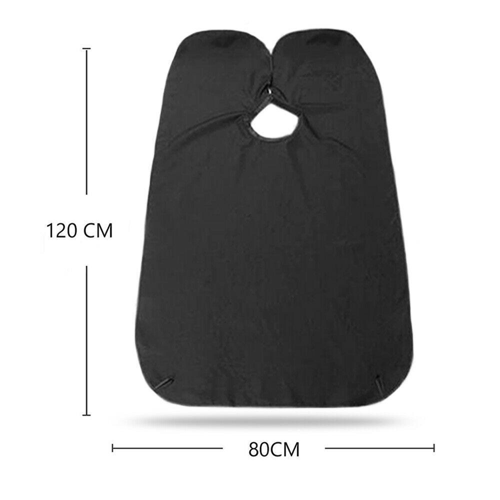 Black Beard Apron Hair Clippings Catcher Grooming Bib - Bhavnagar Deodap