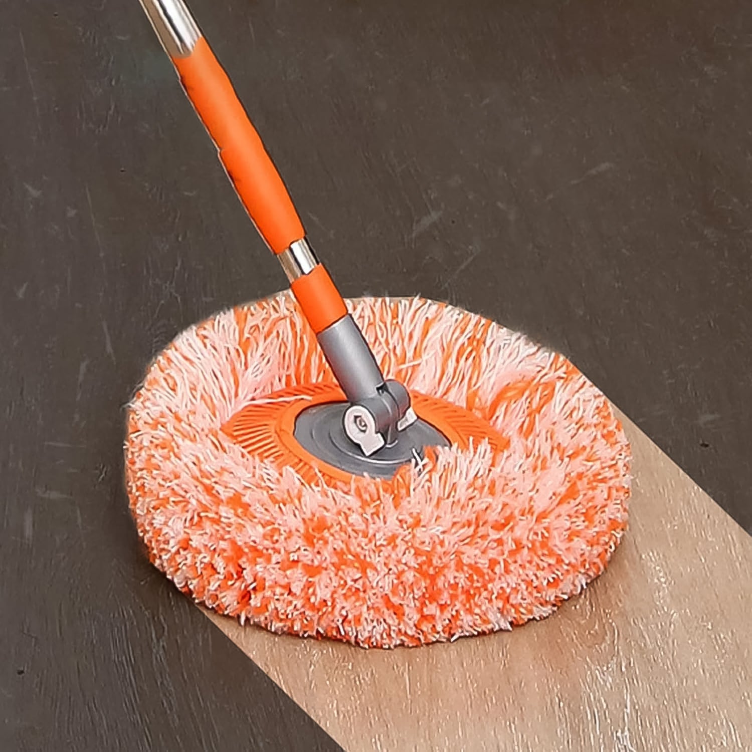 Mop Cleaning Mop Rotatable Spin Mop (110 CM / 1 Pc) - Bhavnagar Deodap