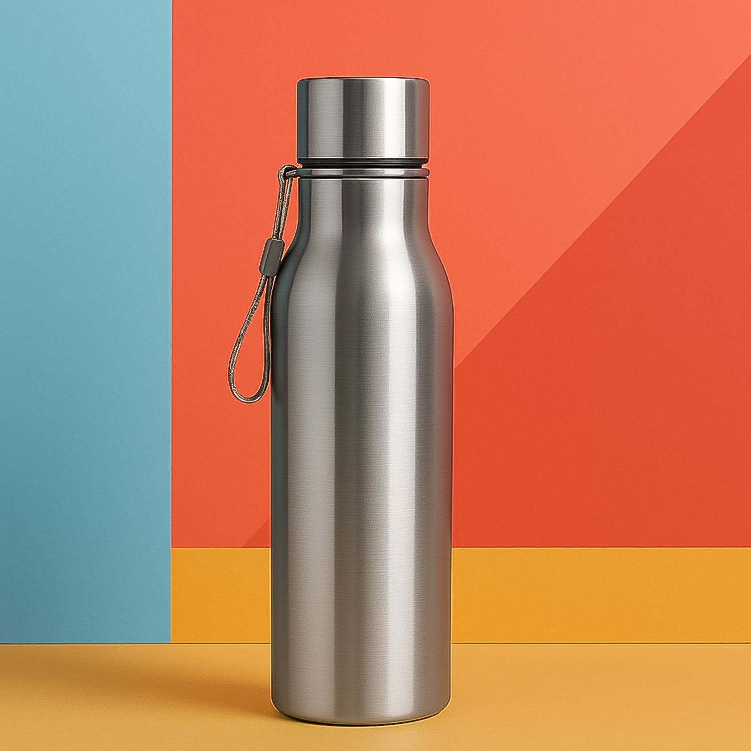 Premium Stainless Steel Water Bottle Approx 500ml (1 Pc)