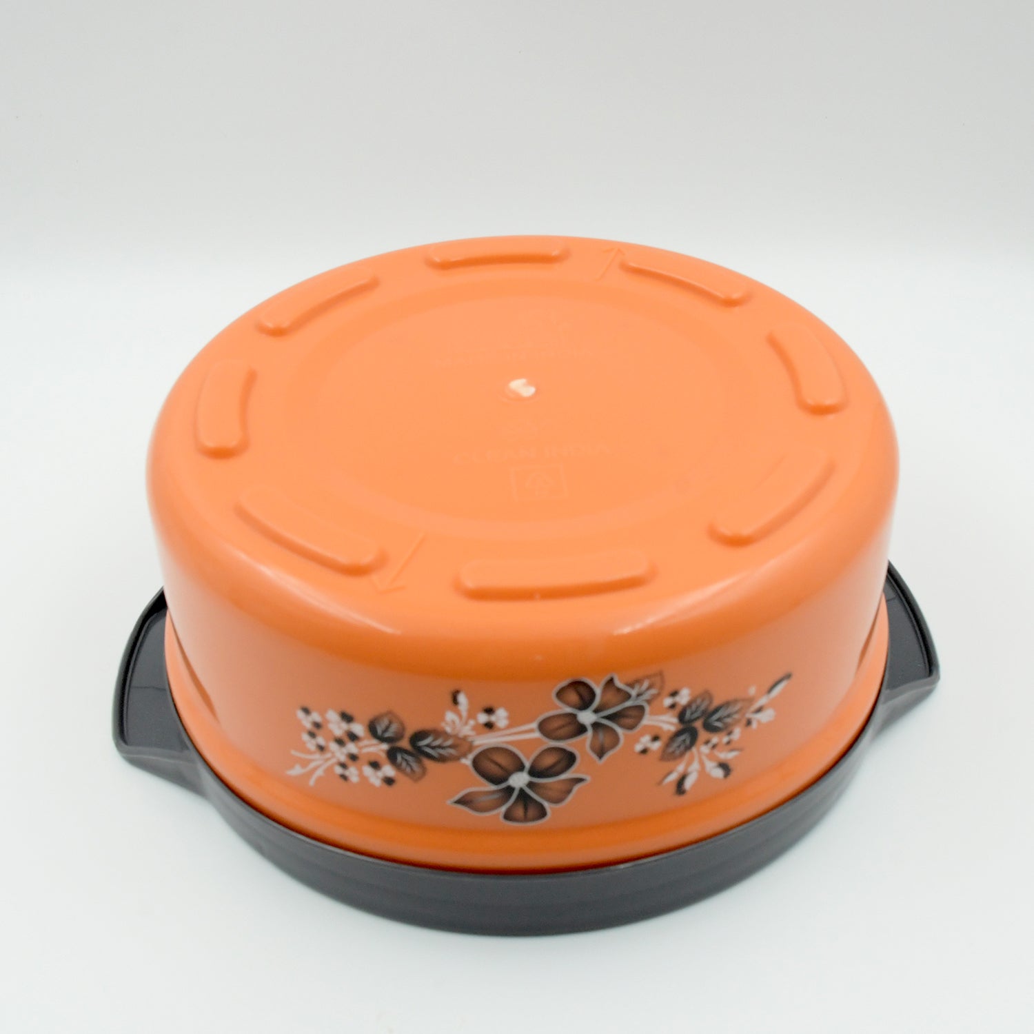 Casserole Box for Food Searving Inner Steel Insulated Casserole Hot Pot Flowers Printed Chapati Box for Roti Kitchen (Approx 2500 ml) - Bhavnagar Deodap