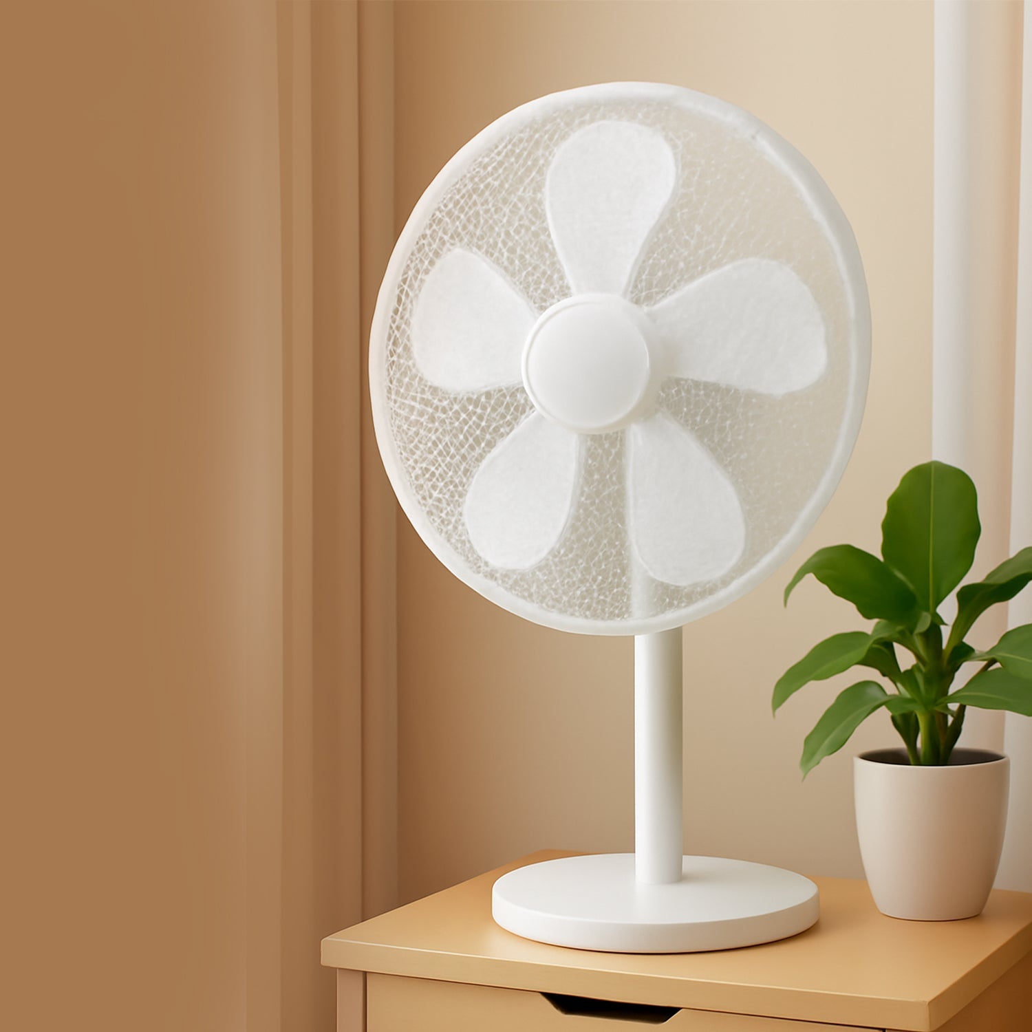 Large Decorative Fan Cover (1 Pc)