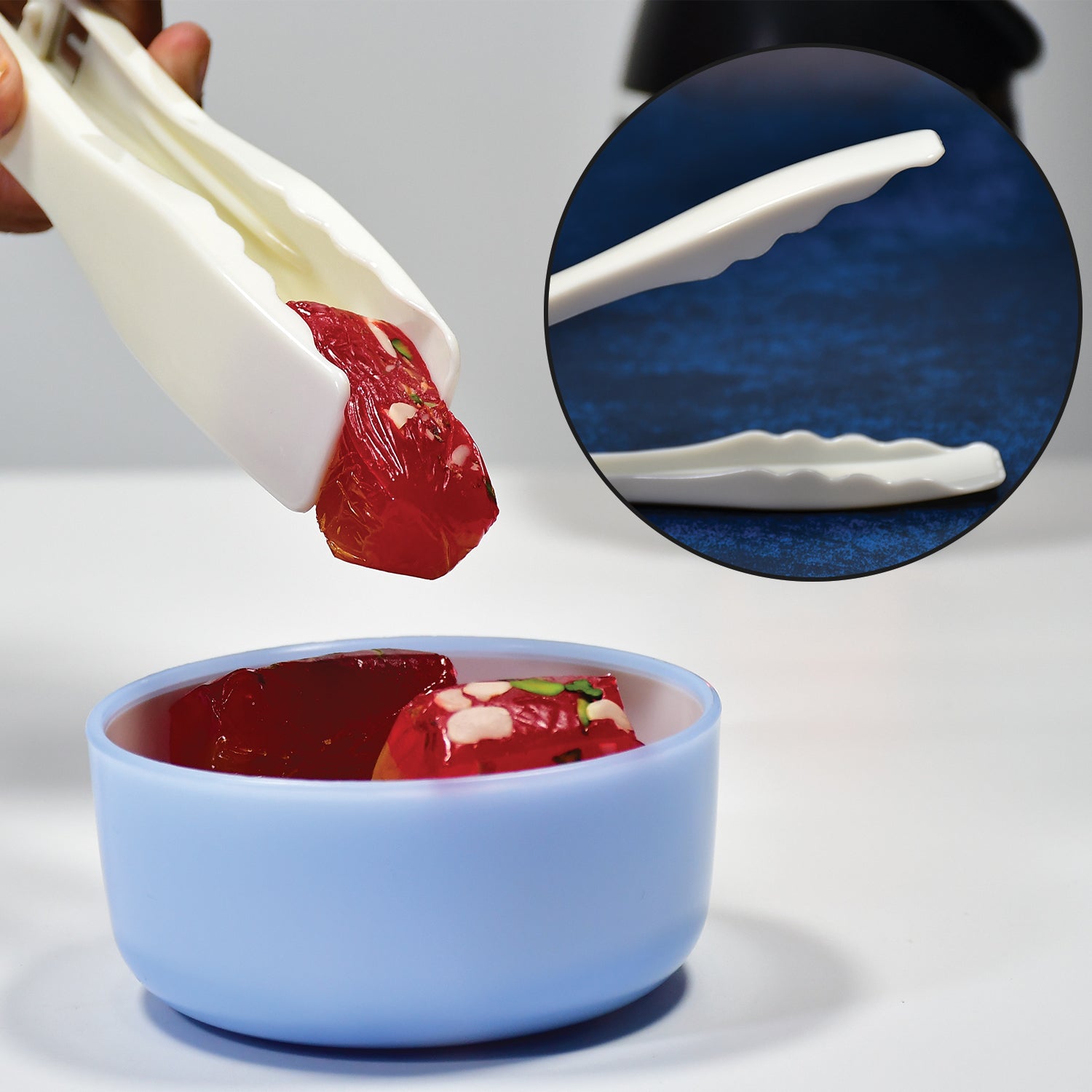 Plastic Handle Tong, Bread Clamps, Kitchen Tongs Cooking Tongs. - Bhavnagar Deodap