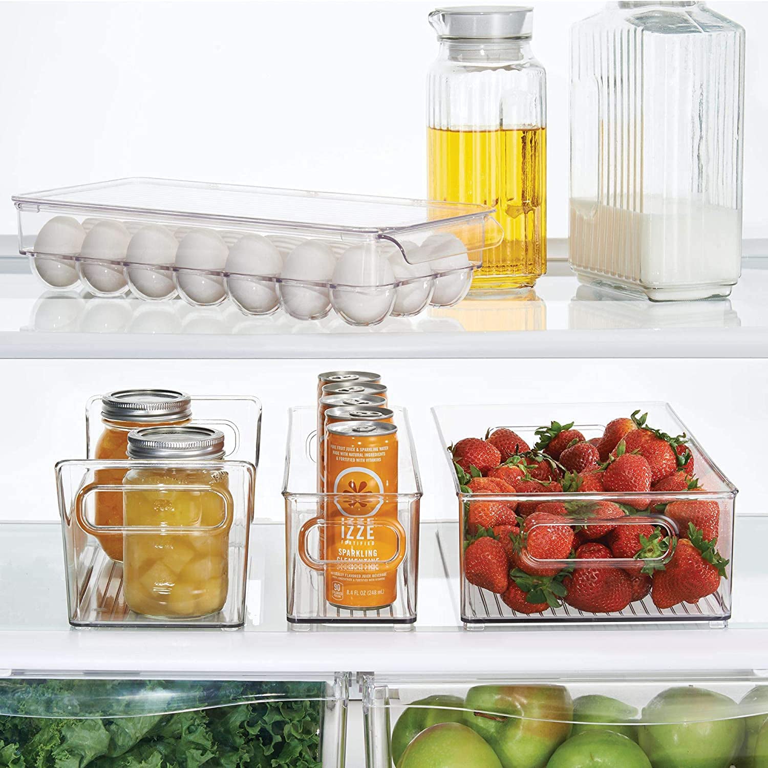 Plastic 18 Cavity Egg Storage Box Or Egg Trays For Refrigerator With Lid & Handles High Quality, Rectangular Egg Tray Box For 18 Egg (1 Pc) - Bhavnagar Deodap