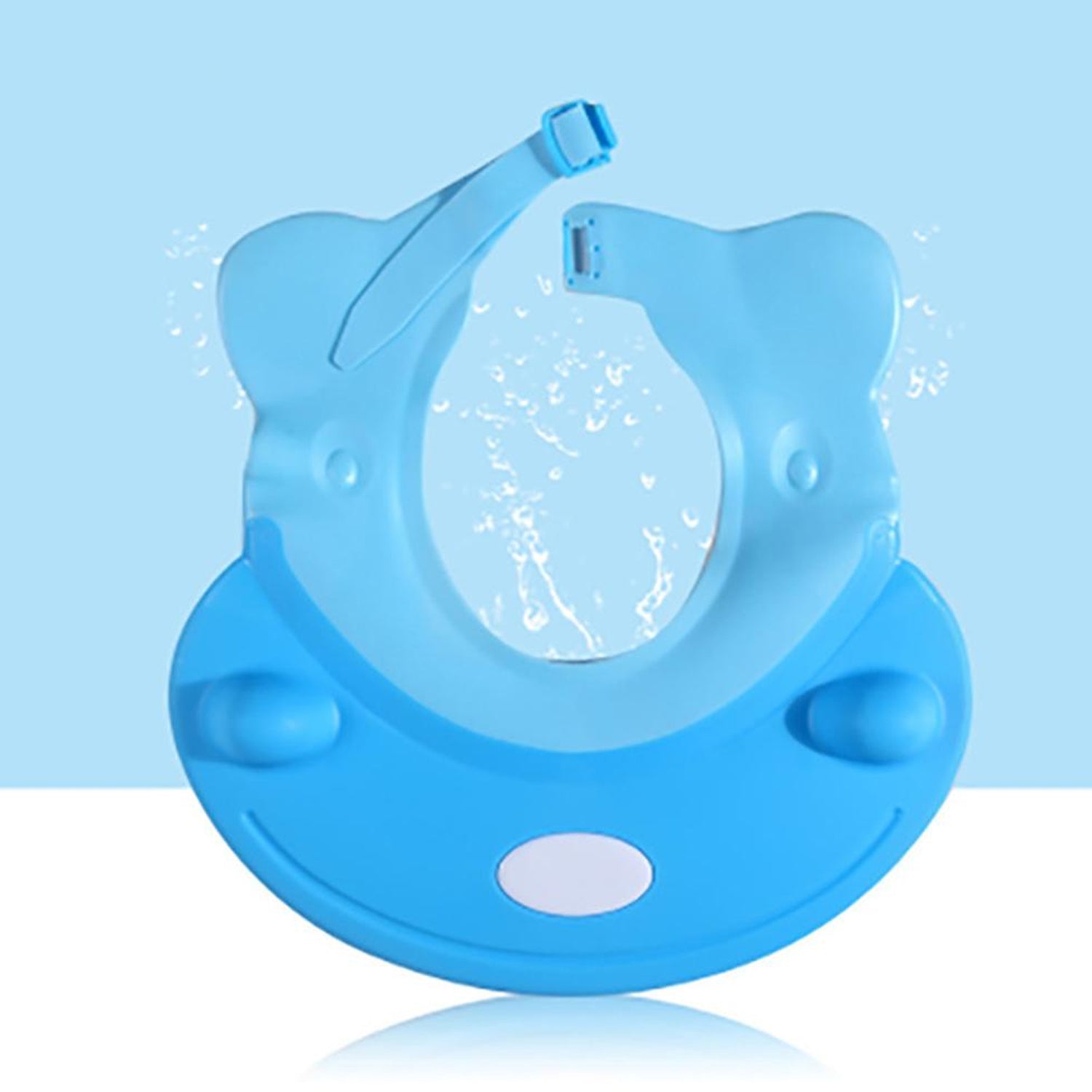 Silicone Baby Shower Cap Bathing Baby Wash Hair Eye Ear Protector Hat for New Born Infants babies Baby Bath Cap Shower Protection For Eyes And Ear. - Bhavnagar Deodap