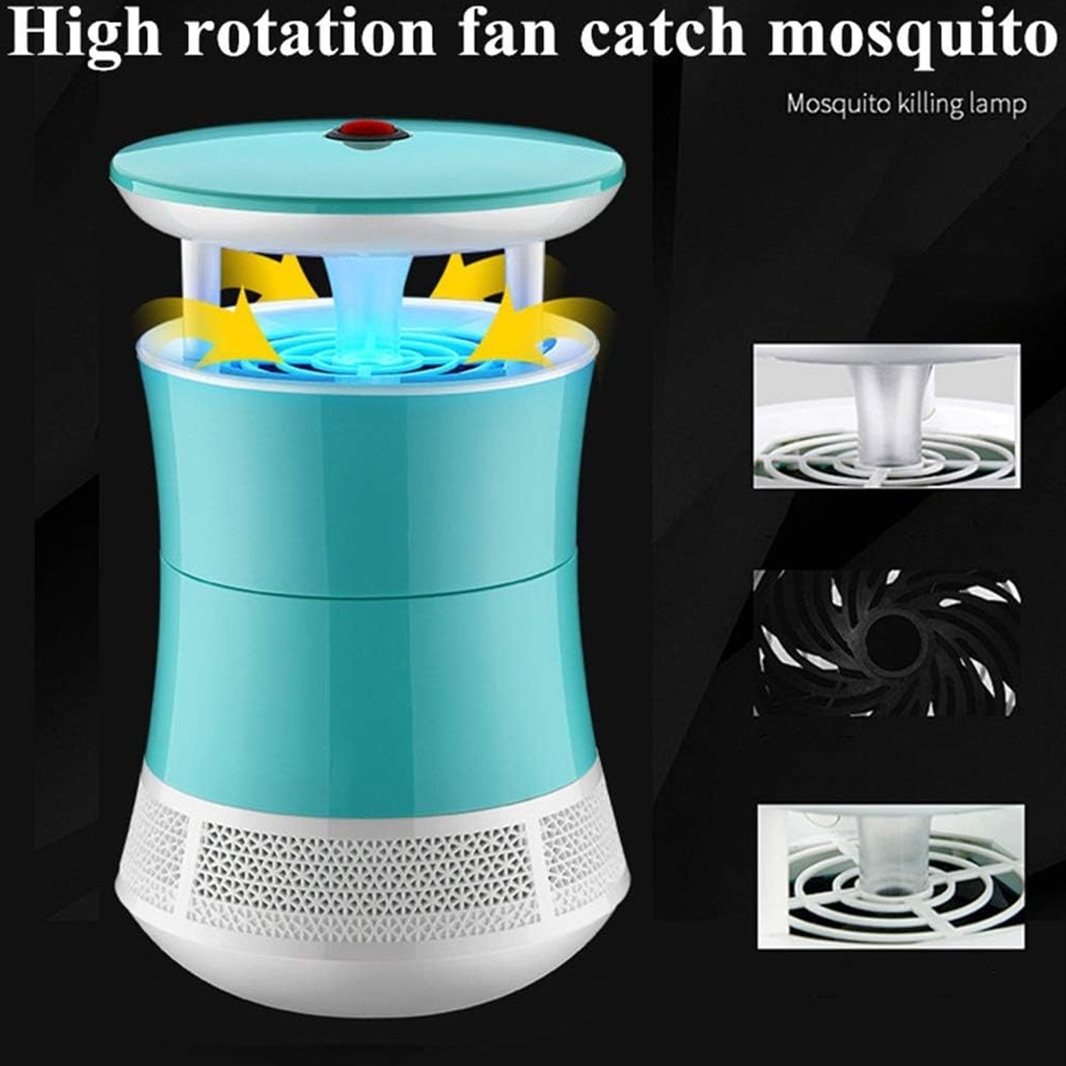 Mosquito Killer Machine, Electronic Indoor Insect Killer Lamp, Bug Bedroom Mute Radiation-free Portable Fly Insect Killer Light For Home & Commercial Use. Mosquito killer lamp. - Bhavnagar Deodap