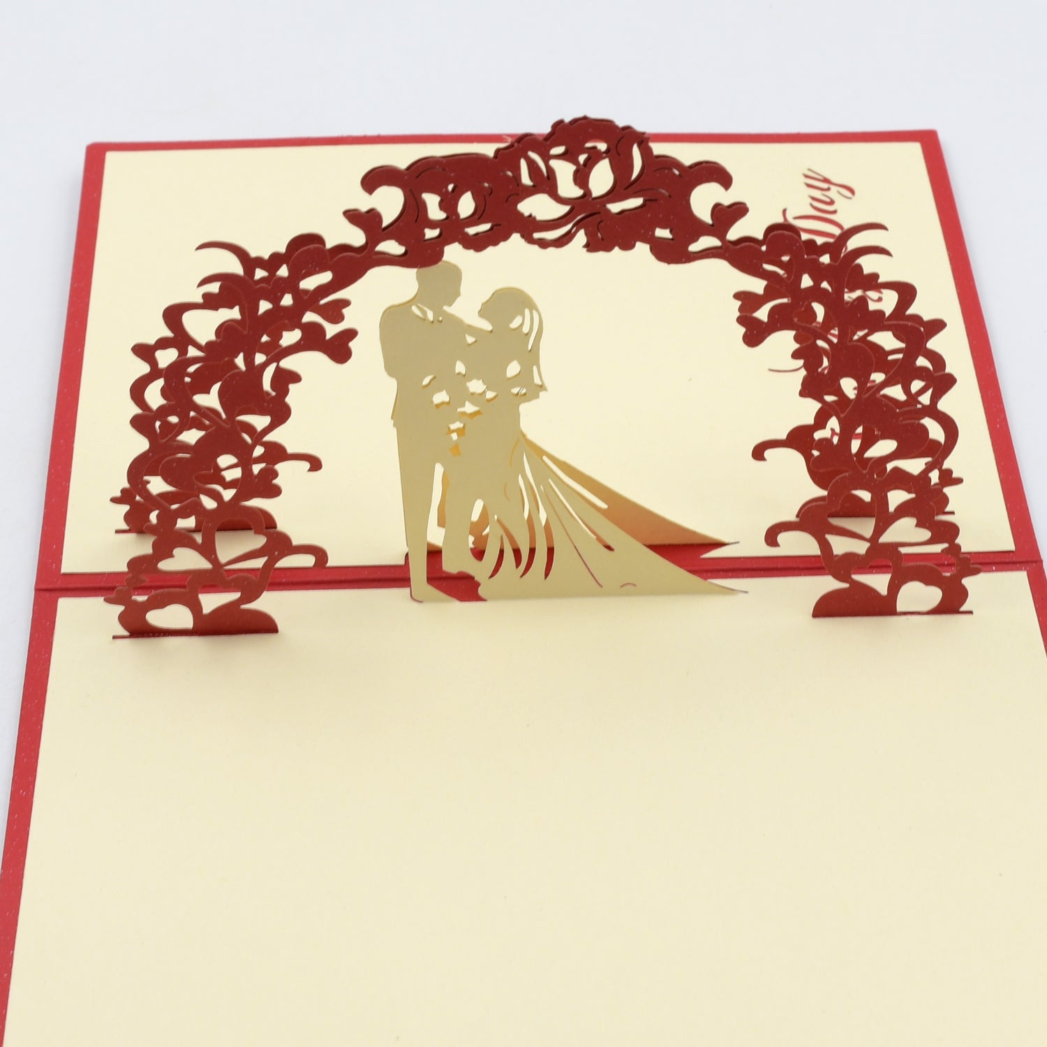 Unique 3D Pop-Up Wishing Card (Birthday, Wedding, Christmas): 1 Pc - Bhavnagar Deodap