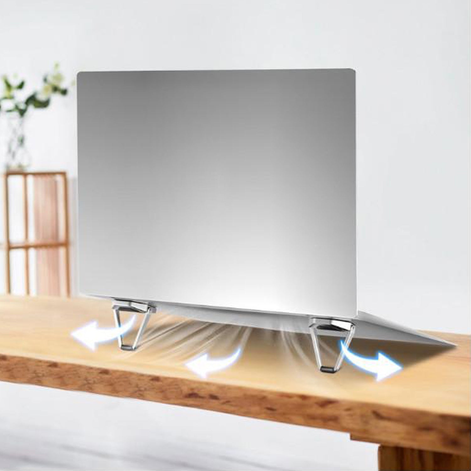 Mini Premium Metal Folding Portable Stand Compatible with Every Laptop, Keyboard and Tablet - Bhavnagar Deodap