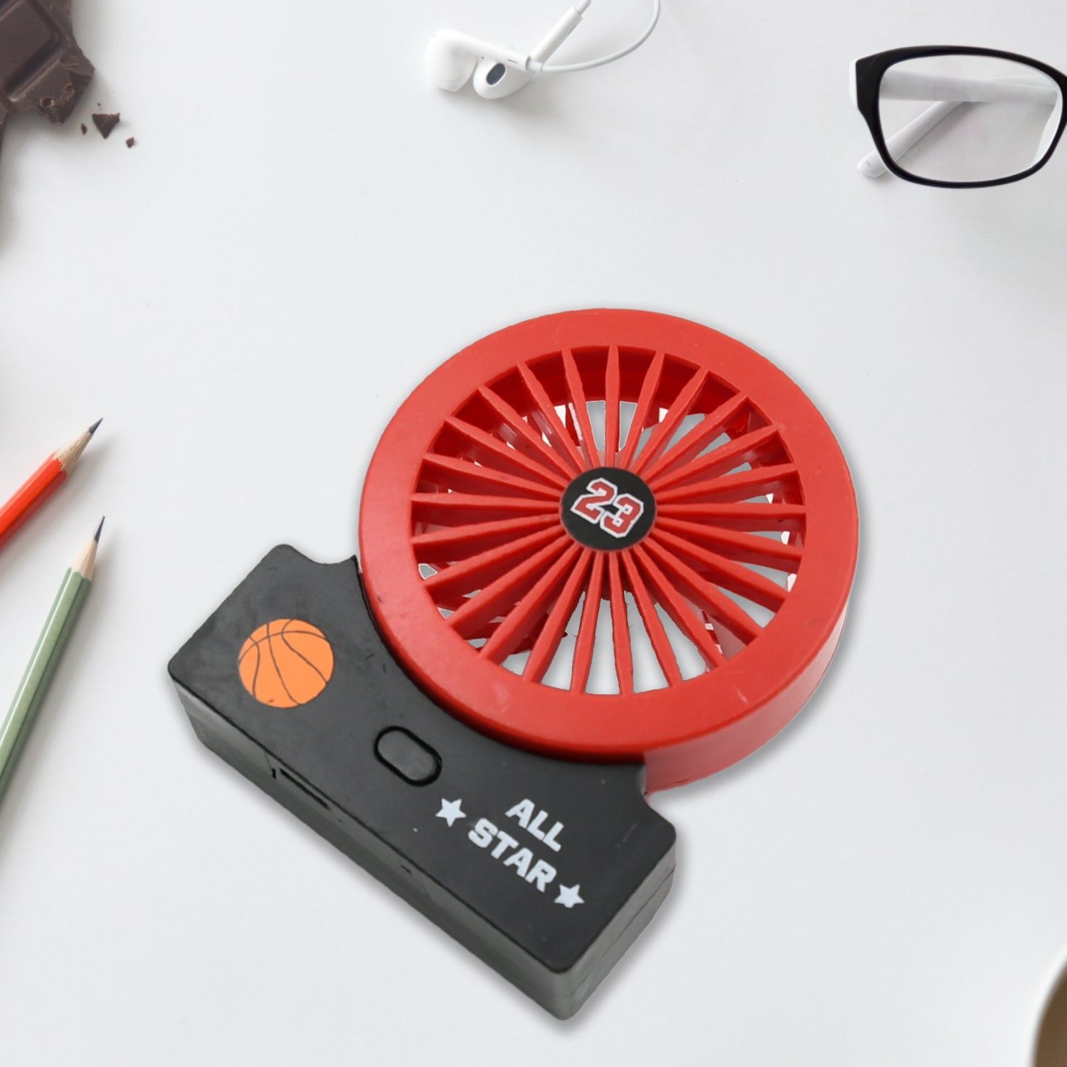 PORTABLE MINI DESK FAN, TABLE FAN WITH PERSONAL DESK FAN SUITABLE FOR OFFICE, SCHOOL & HOME USE (1Pc) - Bhavnagar Deodap