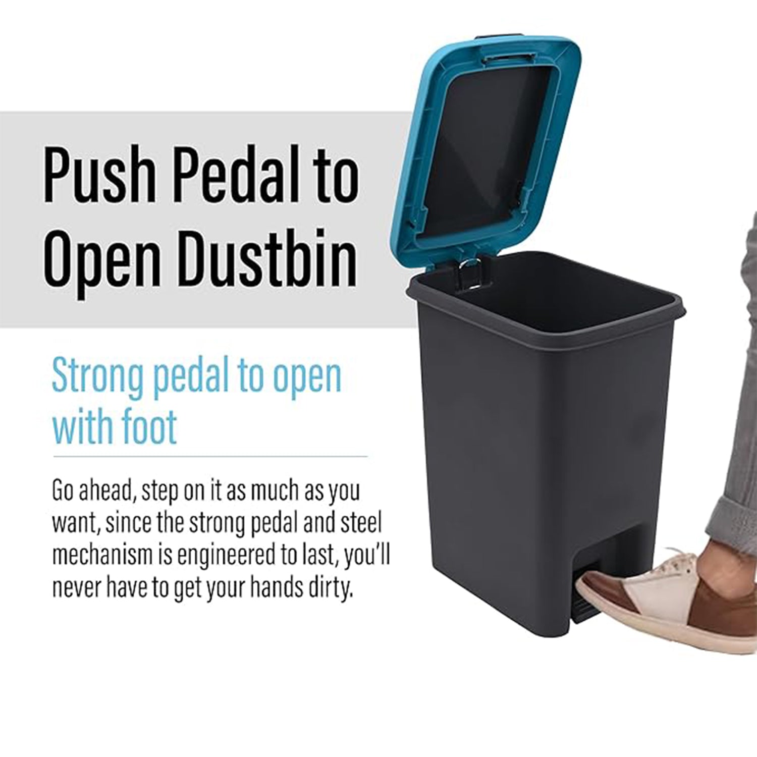 Hands-Free Operation, Compact Design 6.5 Liters (1 Pc / Mix Color)