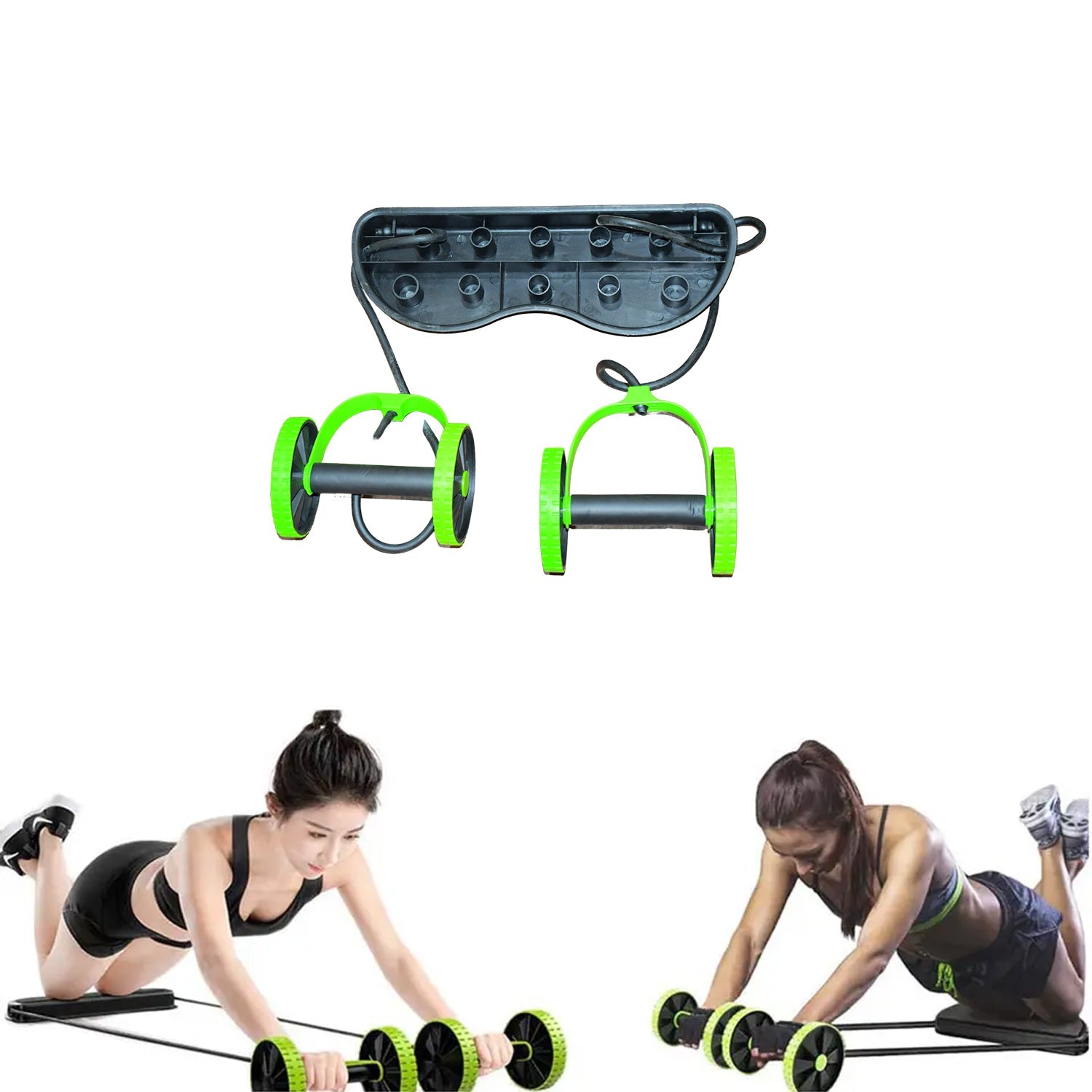 Professional Fitness Imported Ab Builder Ab Care Xtreme Fitness  Resistance Exerciser Resistance Tube Ab Slimmer Rope Exerciser Body Building Home Gym Trainer for Both Men & Women (1 Pc) - Bhavnagar Deodap