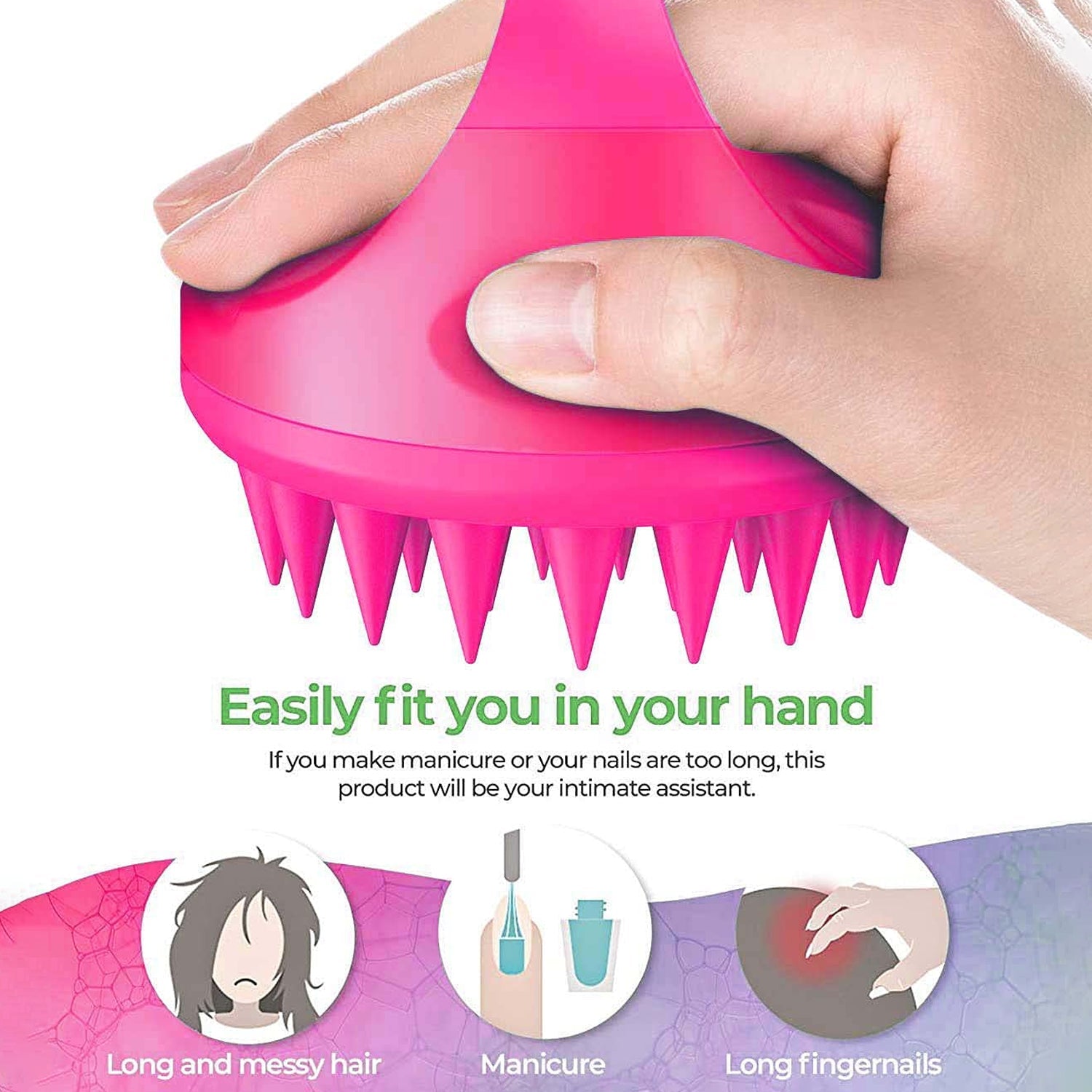 Scalp Massager, Head Massager Comb (1 Pc) - Bhavnagar Deodap