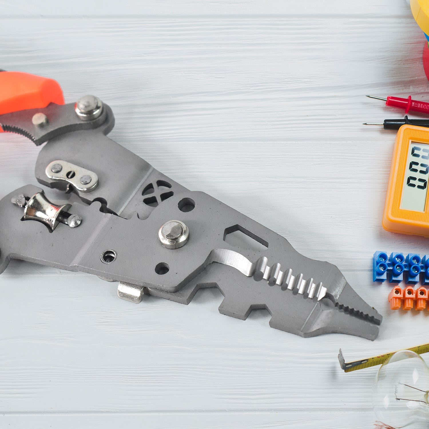 8 in 1 Wire Stripper Pliers, Soft Grip - Bhavnagar Deodap