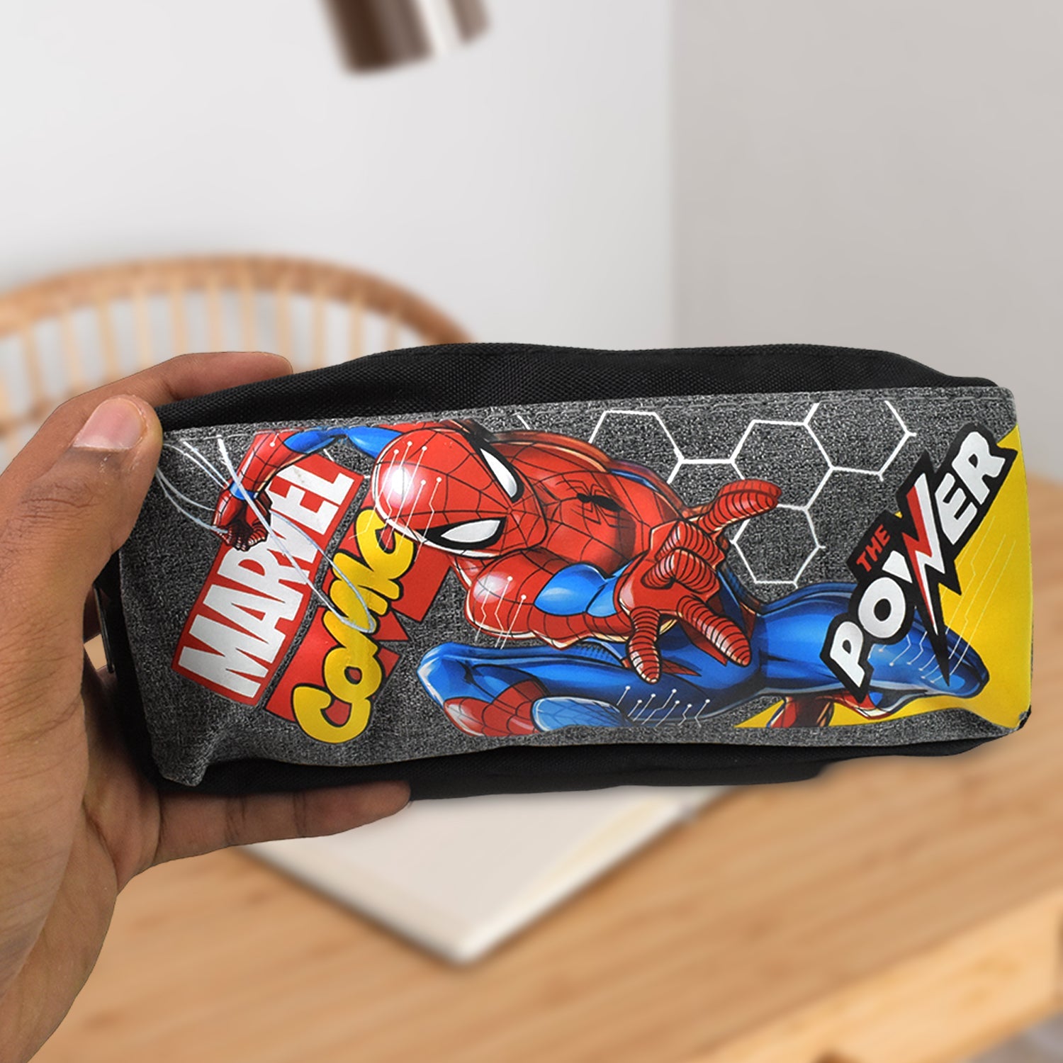 Pencil Pouch With Zipper (1 Pc / 2 Compartment) - Bhavnagar Deodap