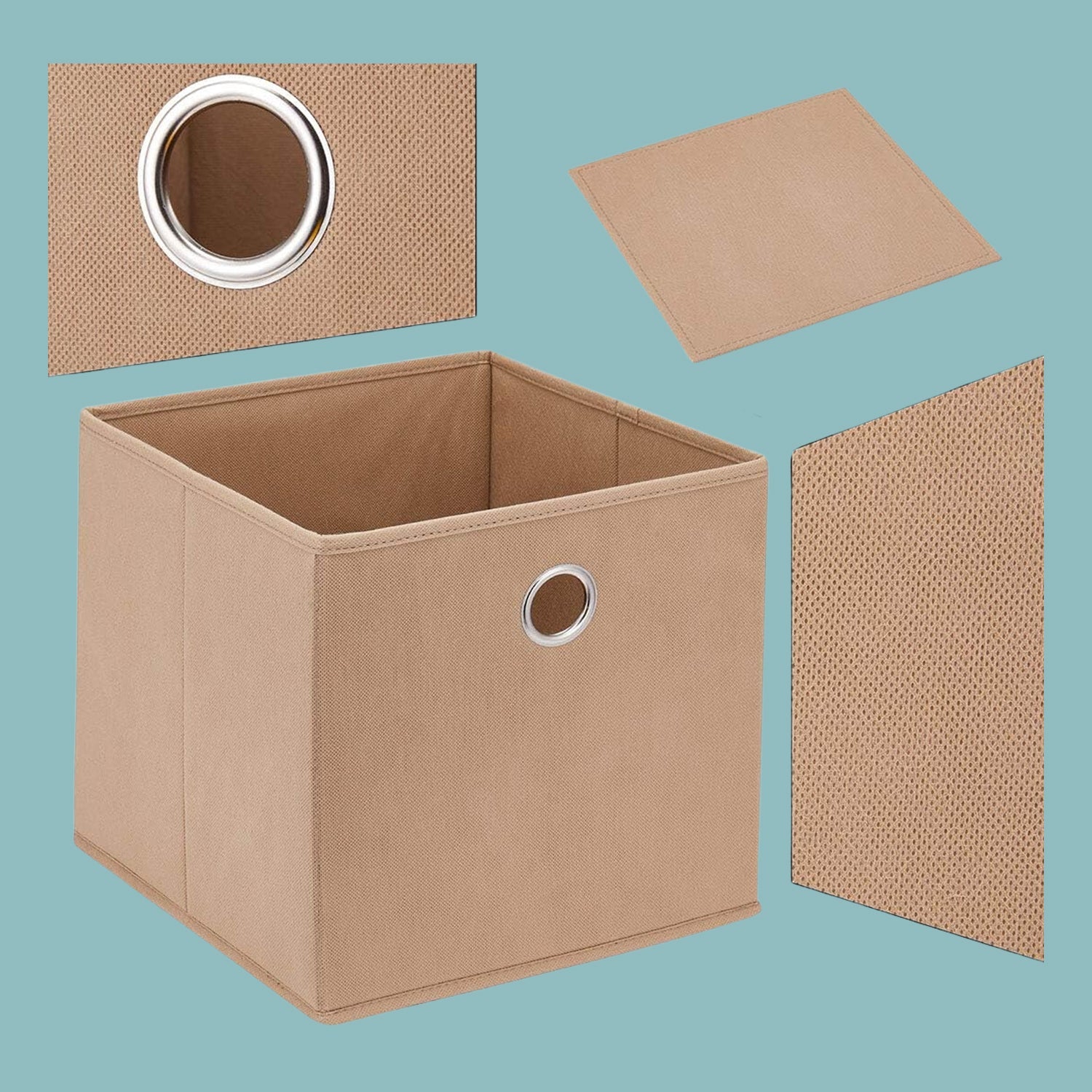 Foldable Square Storage Box (20x20 Cm / 1 Pc)