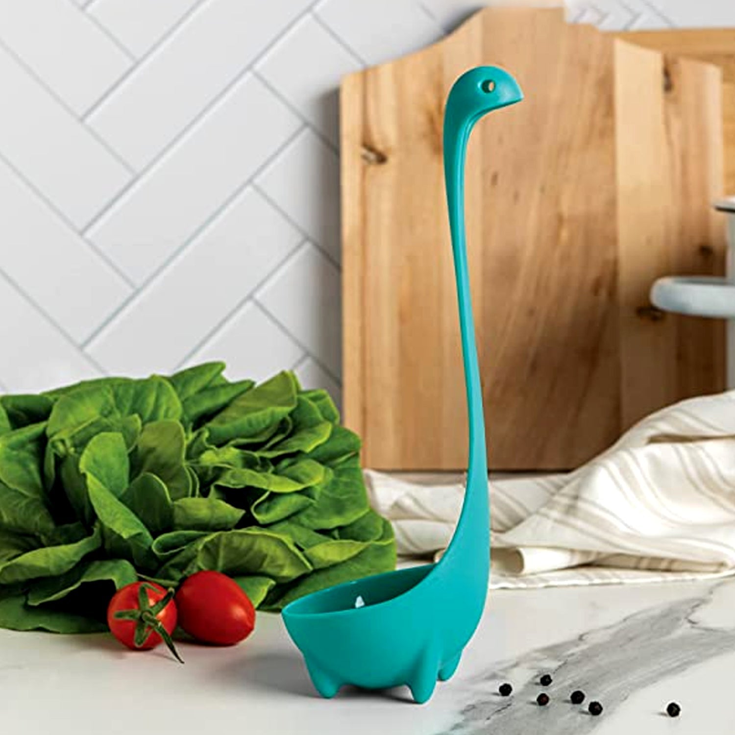 Multifunctional Colander Spoon: Soup Strainer, Long Handle, Kitchen Tool - Bhavnagar Deodap