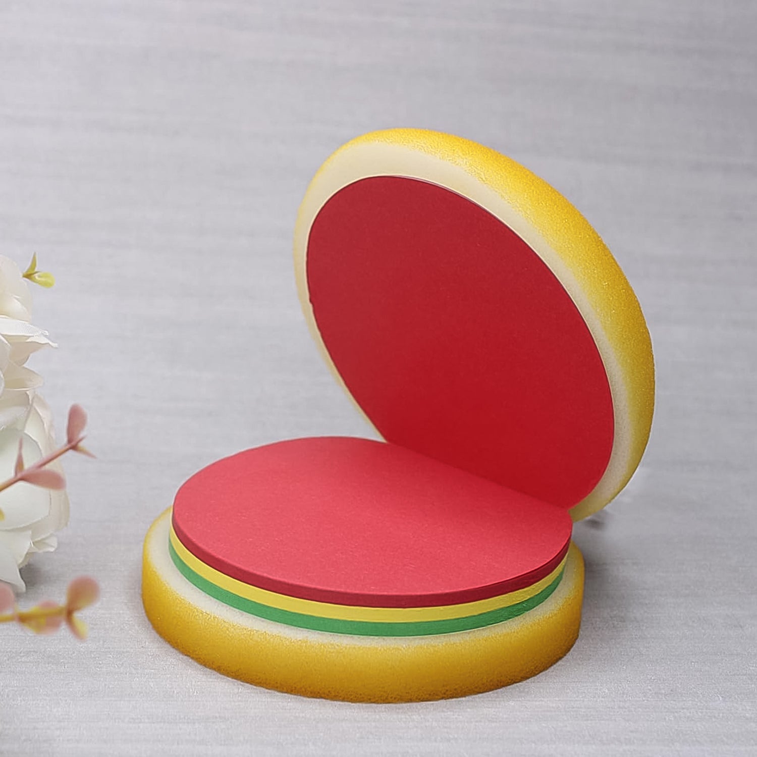 Burger Shaped Note  /  Sticky Notes  /  Memo Notes, Unique Mini Notes (Multicolor) - Bhavnagar Deodap