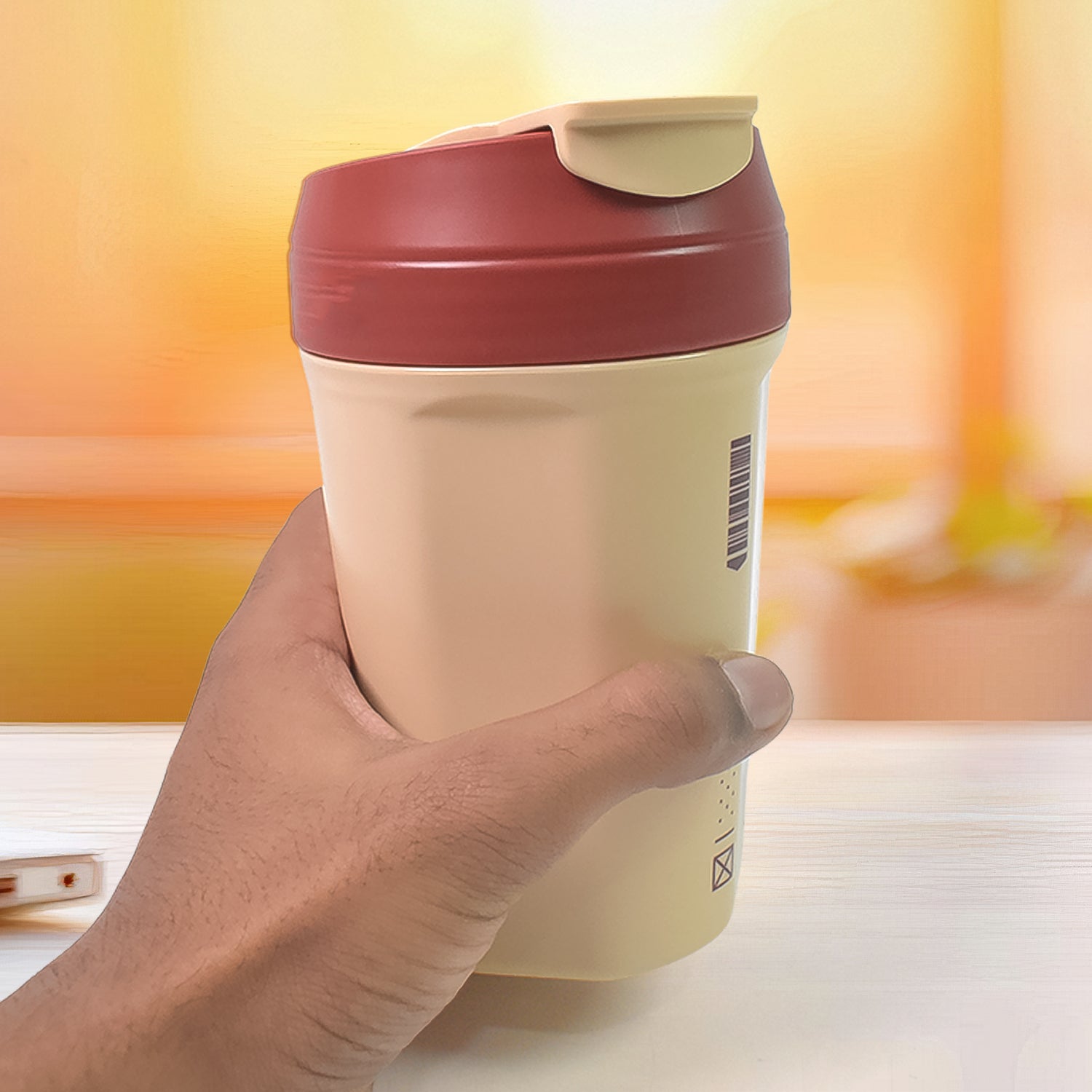 Plastic Coffee Tumbler, Travel Coffee Tumbler, Coffee Cups for Water (1 pc / 600ml) - Bhavnagar Deodap
