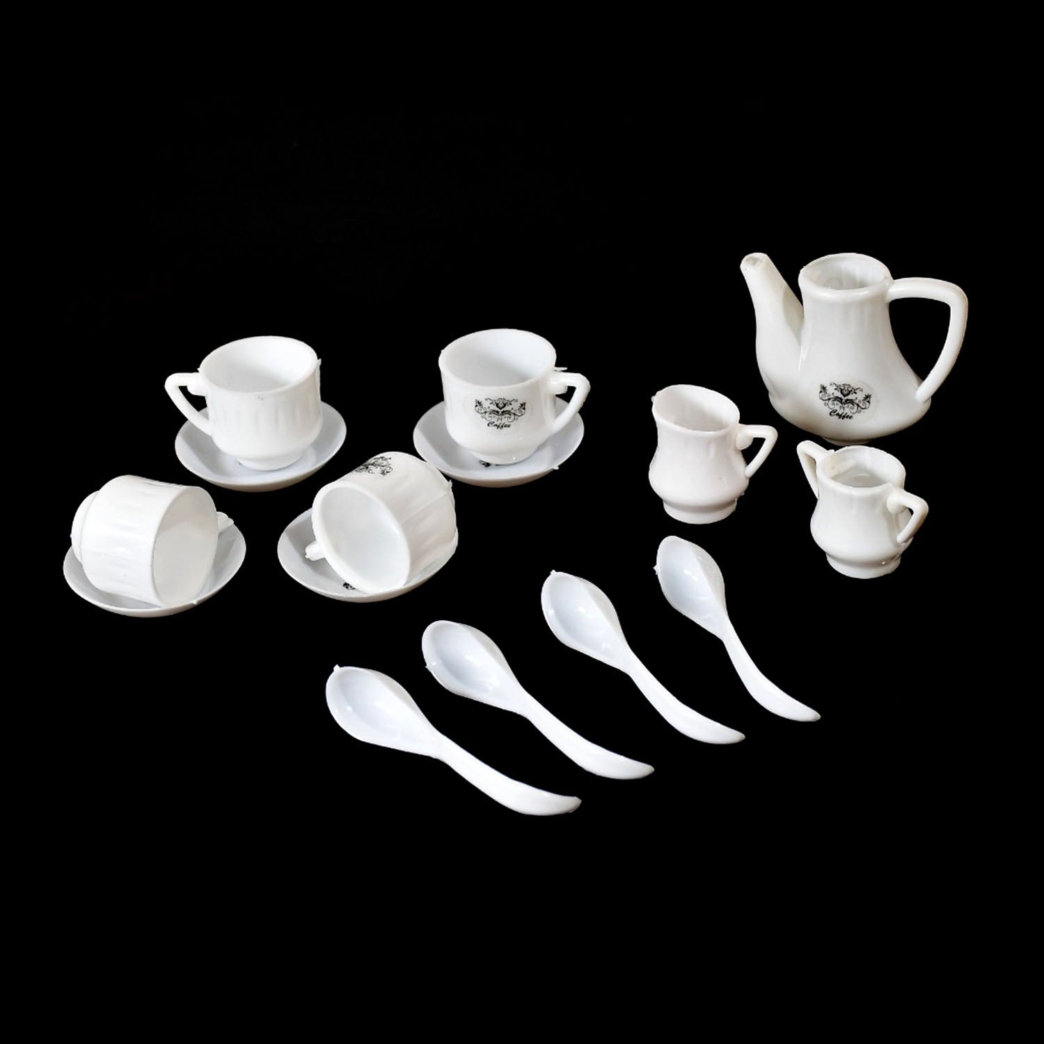 Coffee Kitchen Plastic Set Toy for Kids, Boys & Girls (15Pcs)